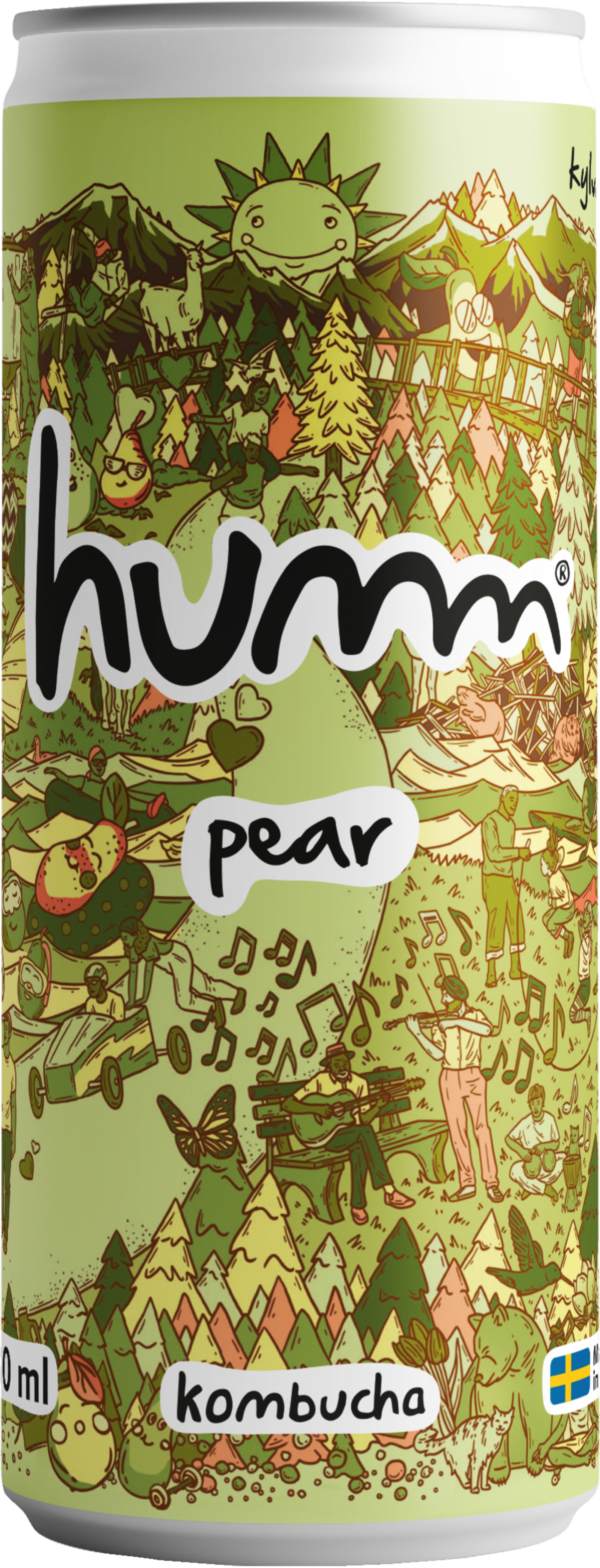Humm Kombucha Päron 33cl