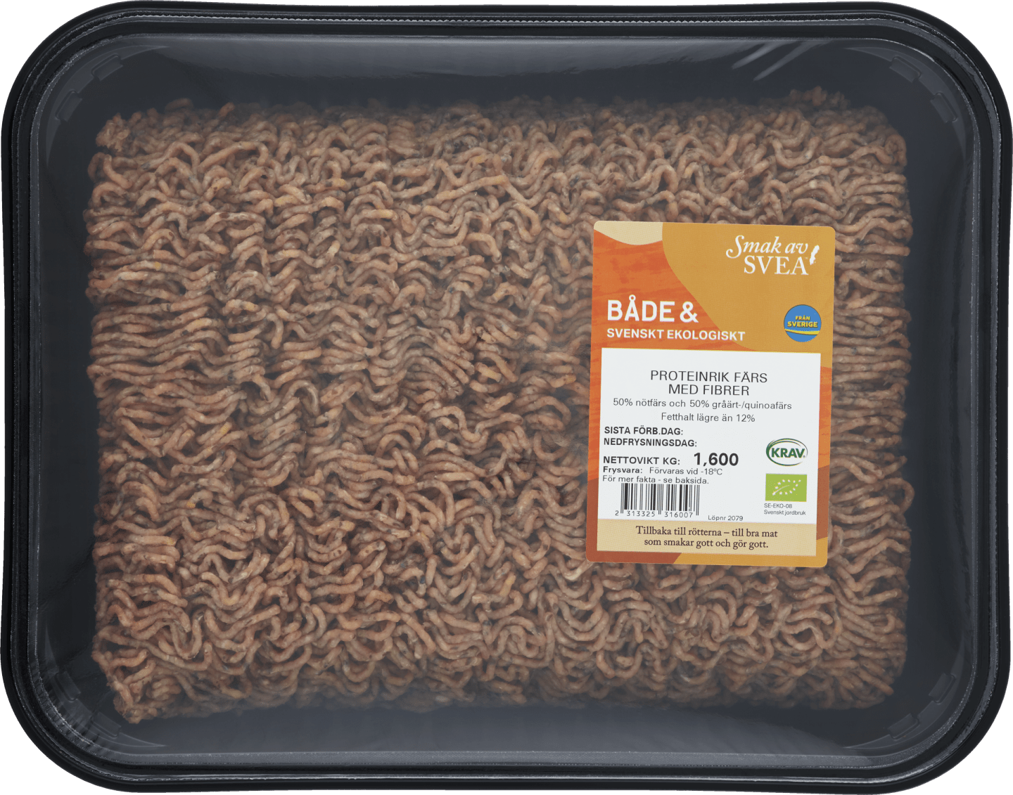 Både & färs 50/50 nöt & växt KRAV 1,6kg