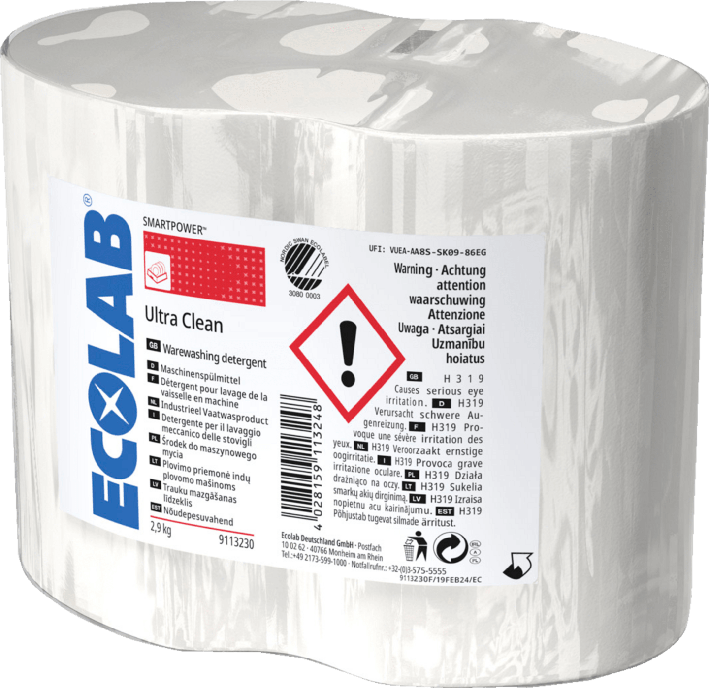 Smartpower Ultra Clean maskindisk 2,9kg