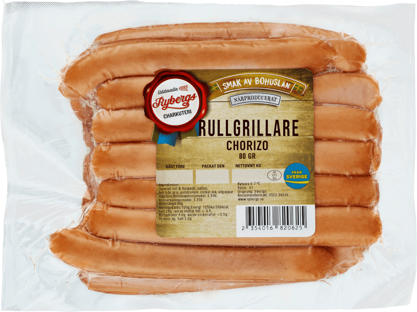 Grillkorv Chorizo 80g SE