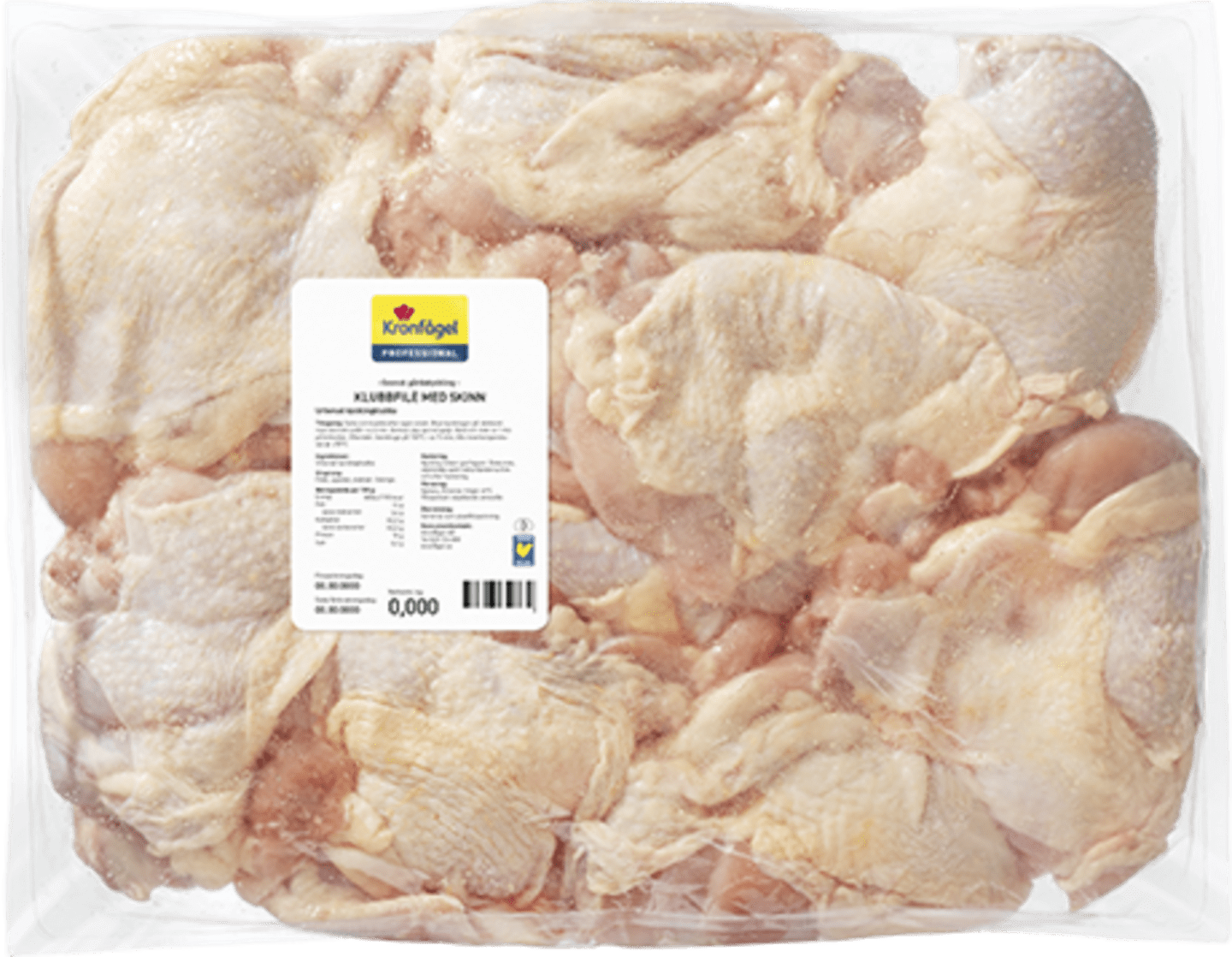Klubbfilé med skinn 2,5kg