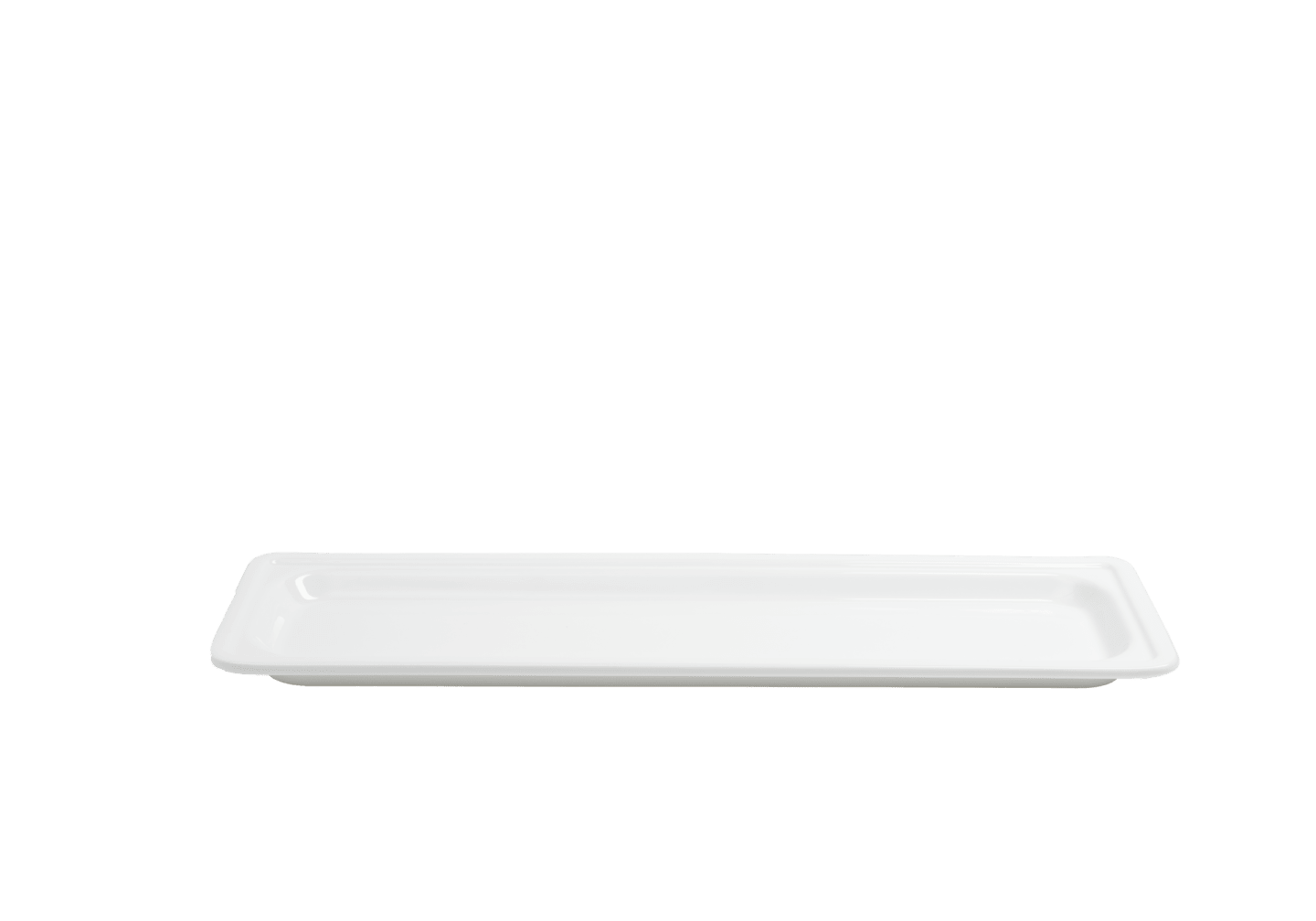 Bufféfat GN 2/4 - 25MM vit porslin