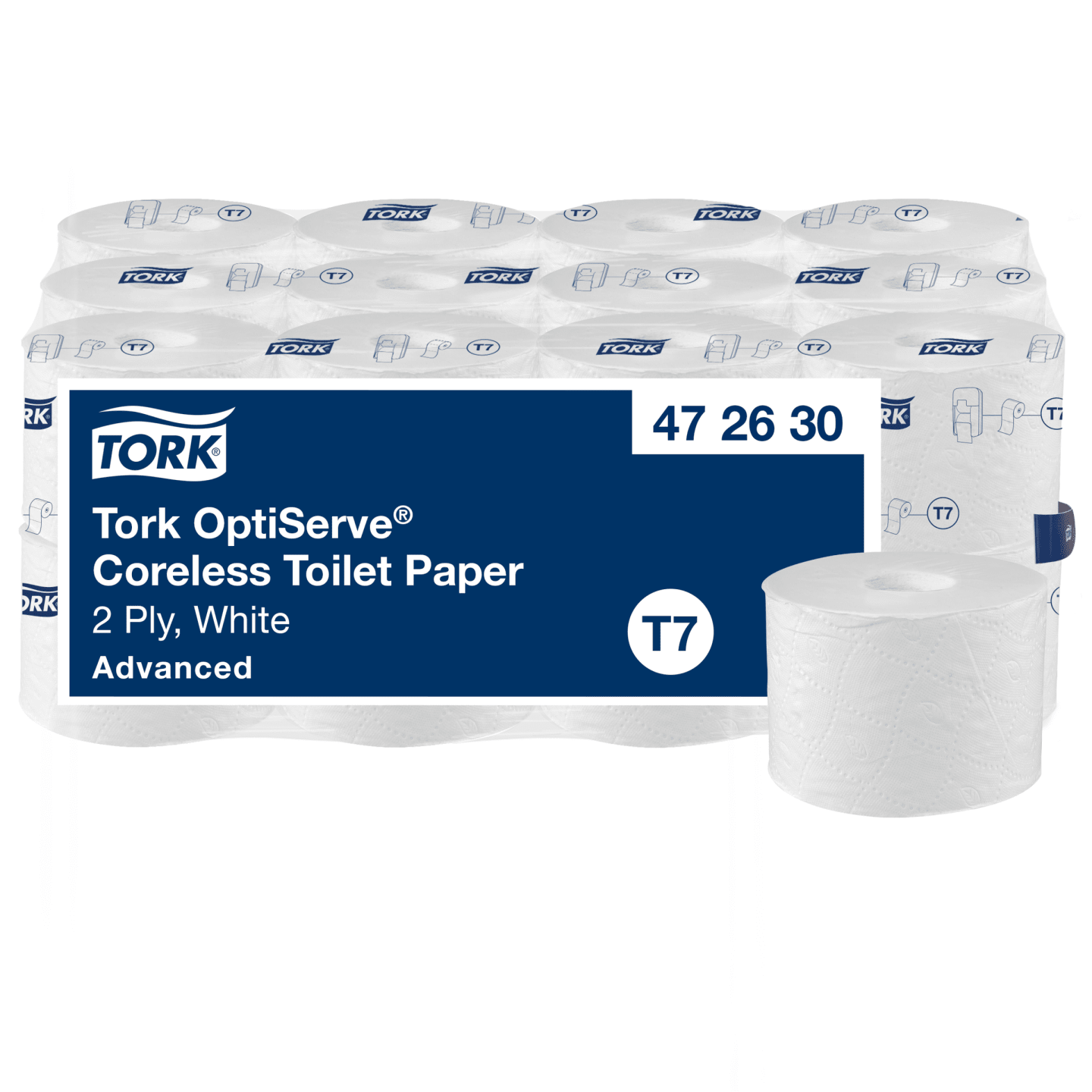 Toap tork optis T7 hylslös 24st