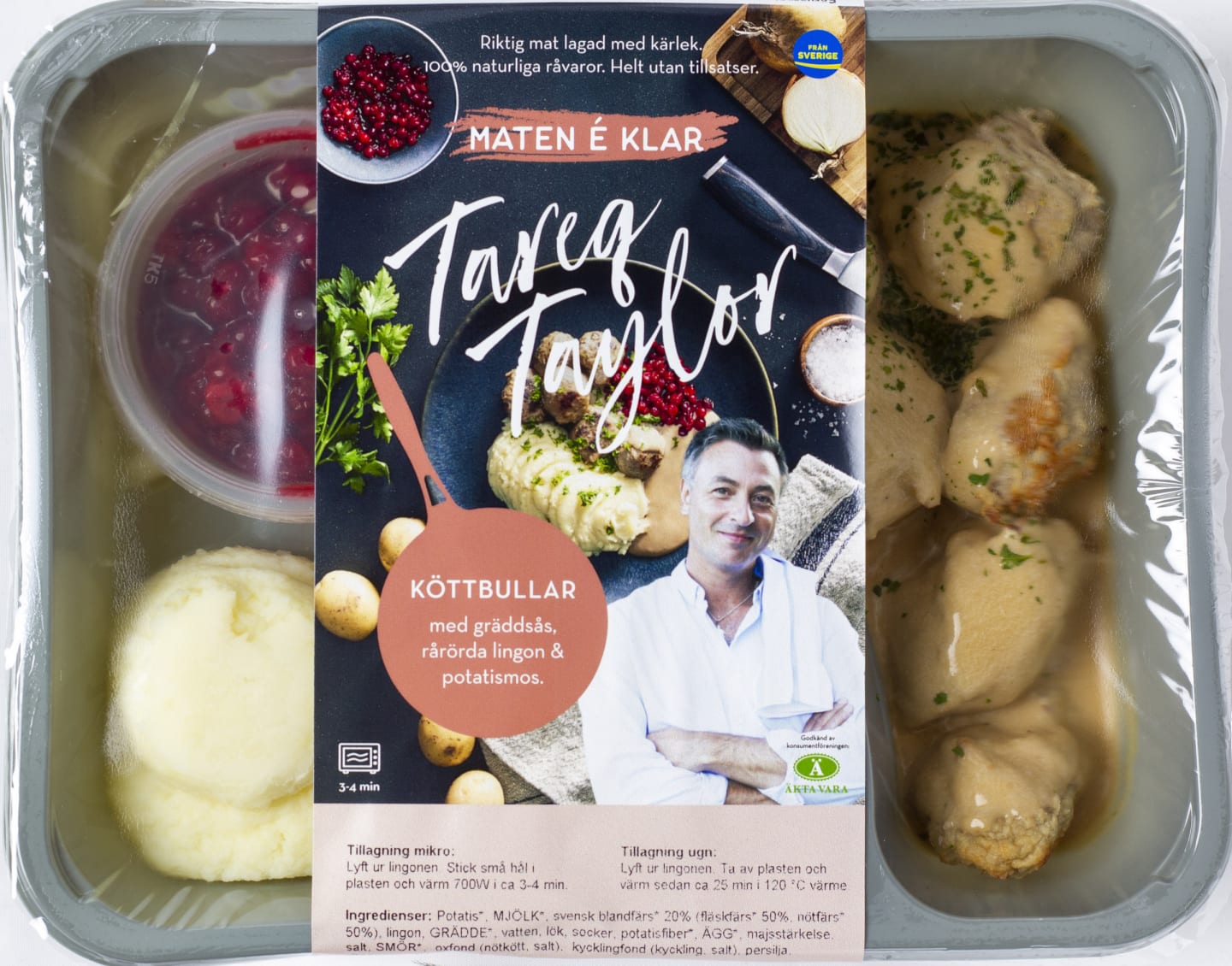 Köttbullar med potatismos och gräddsås 410g