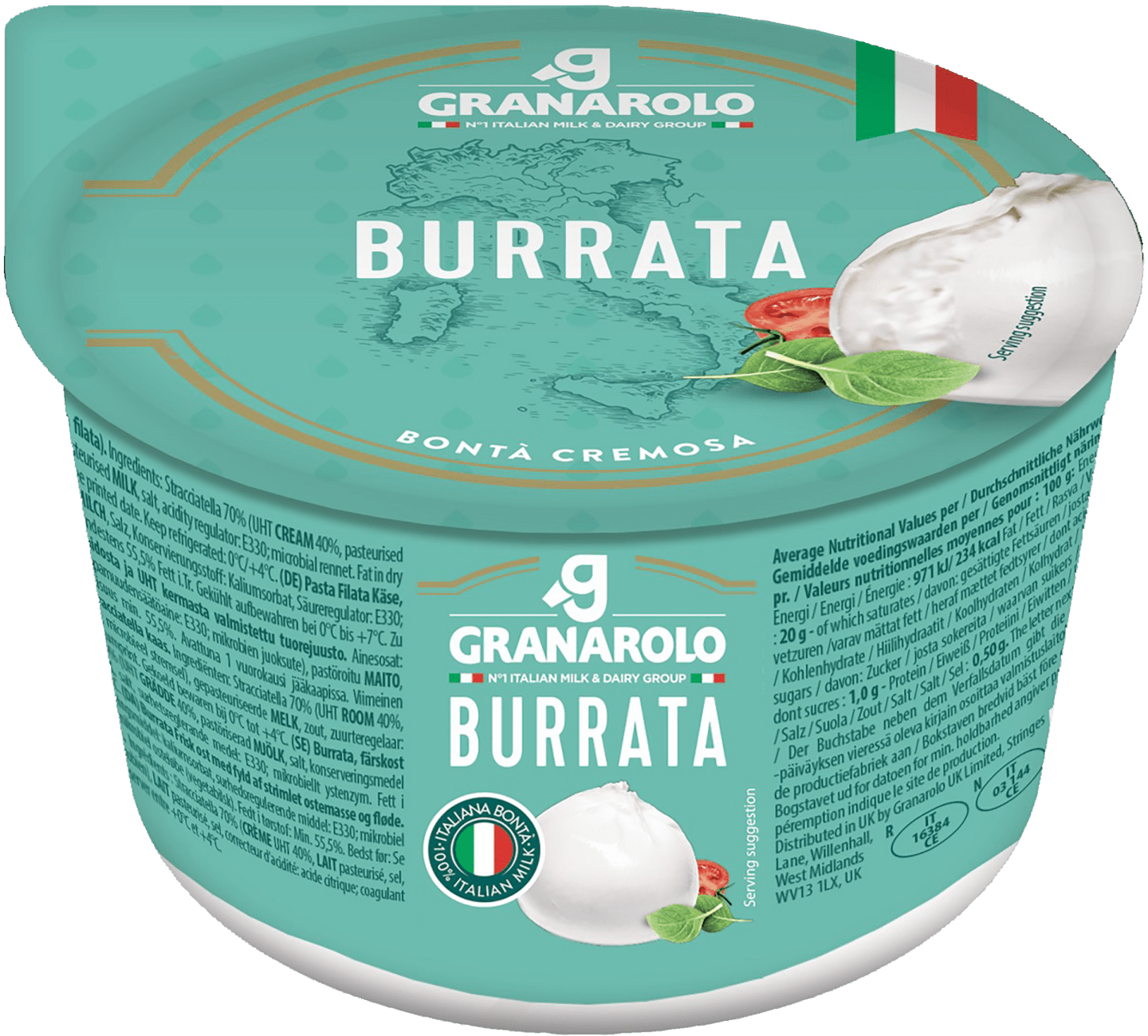 Mozzarella Burrata 125g