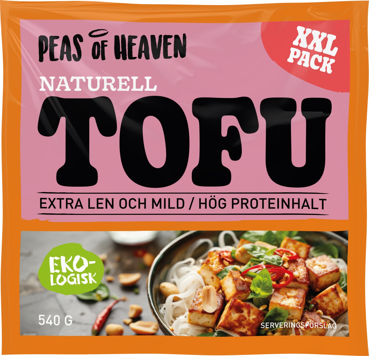 Tofu naturell EKO 540g