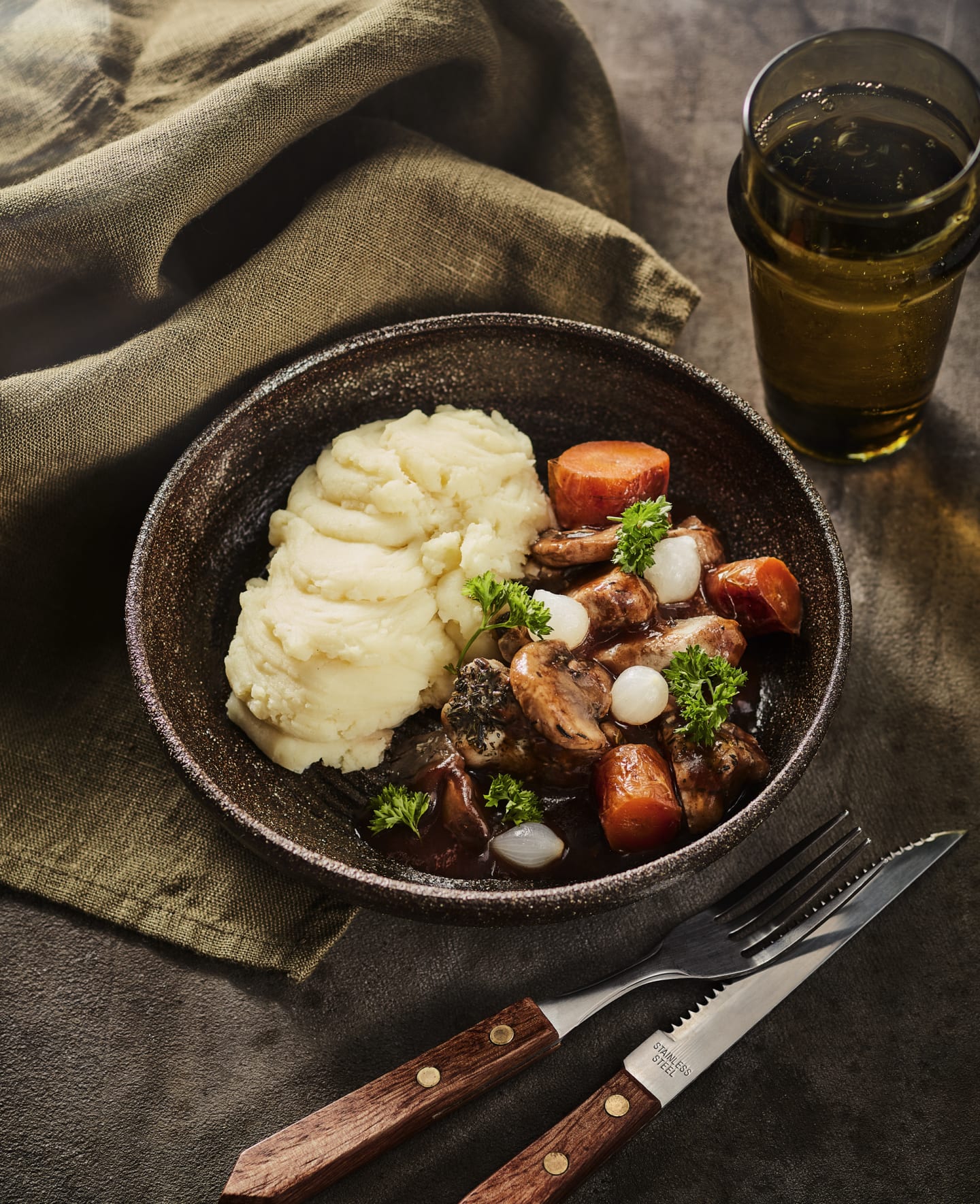 Coq au vin med potatismos 410g - Bild 1 av 2