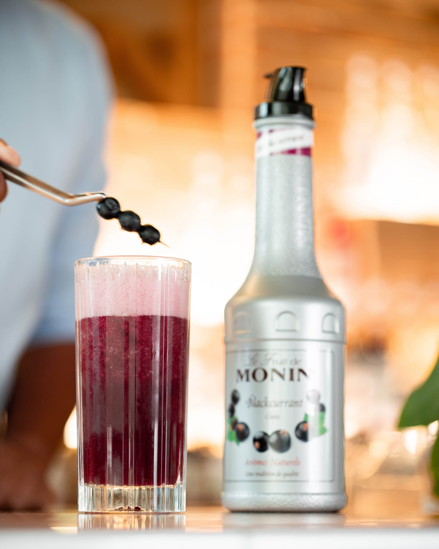 Monin Blackcurrant Purée 1L - Bild 1 av 2