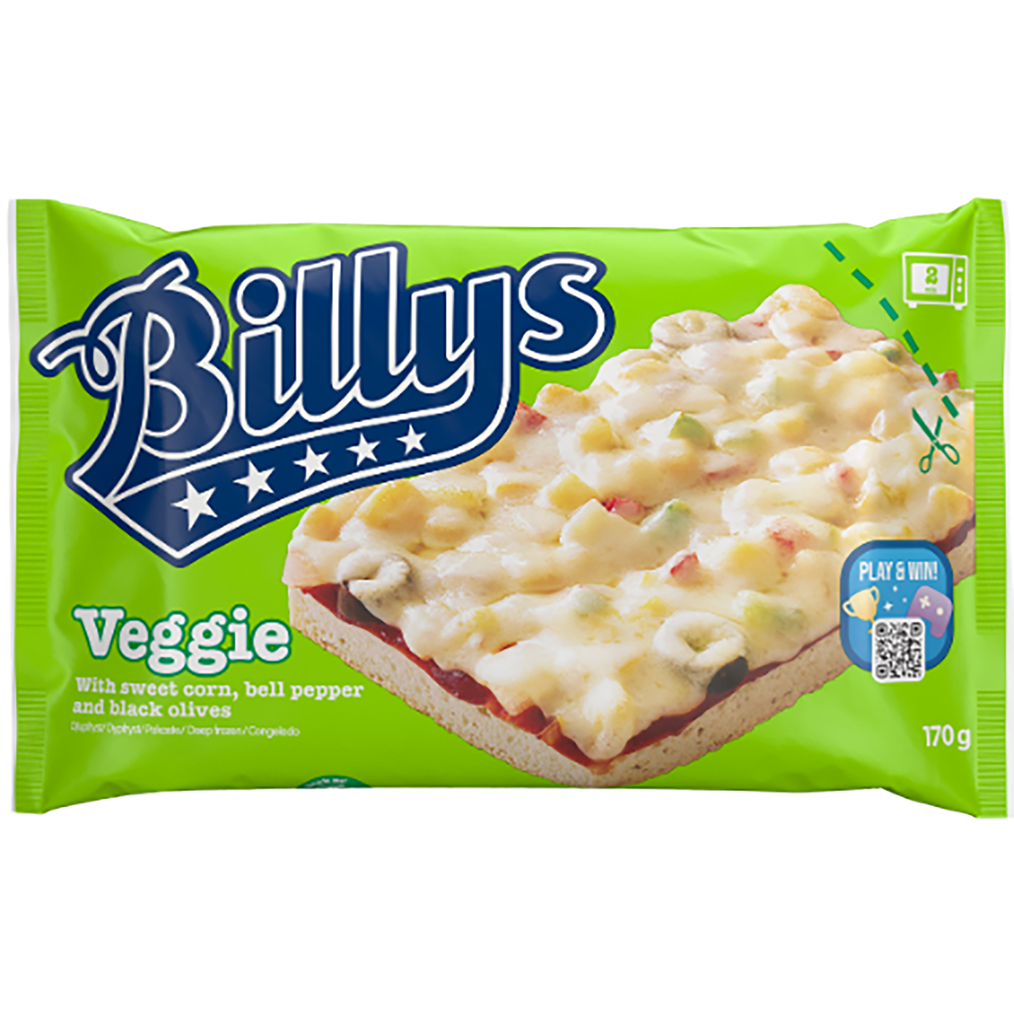 Panpizza Billys vegetarisk 170g