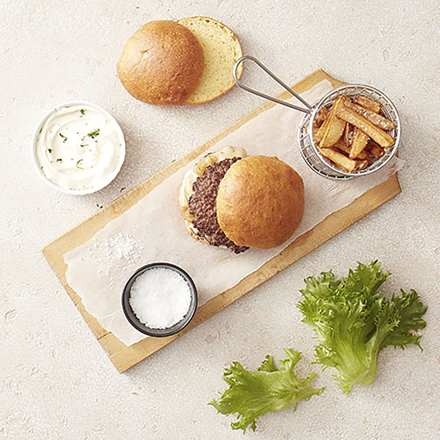Hamburgare högrev smash 100g/2,4kg - Bild 1 av 2