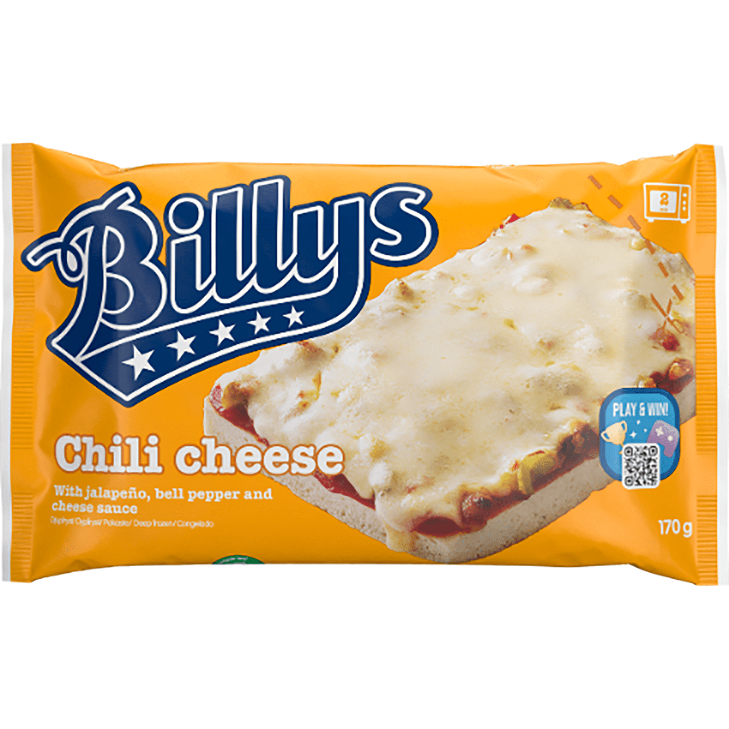 Pan Pizza Billys Chili cheese 170g