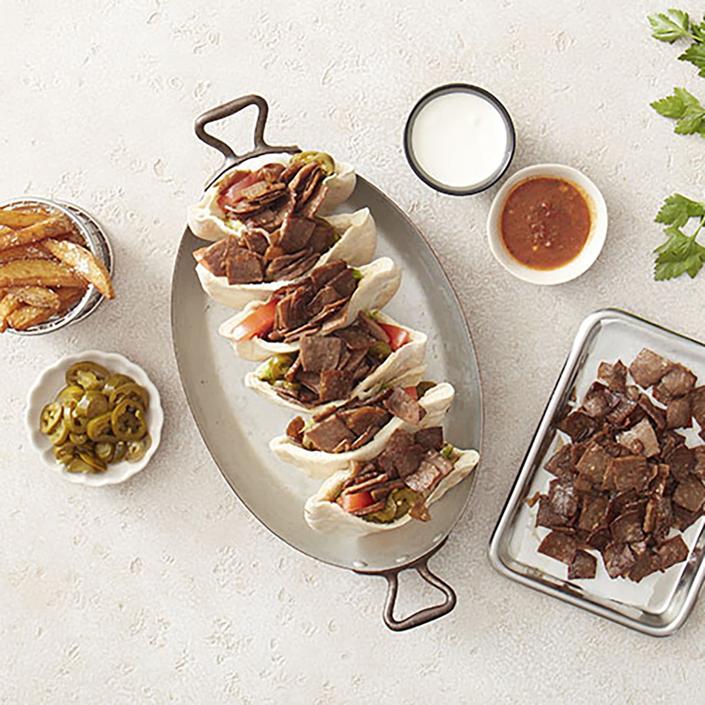 Kebabskav nöt kokt lösfryst 3,5kg - Bild 1 av 2