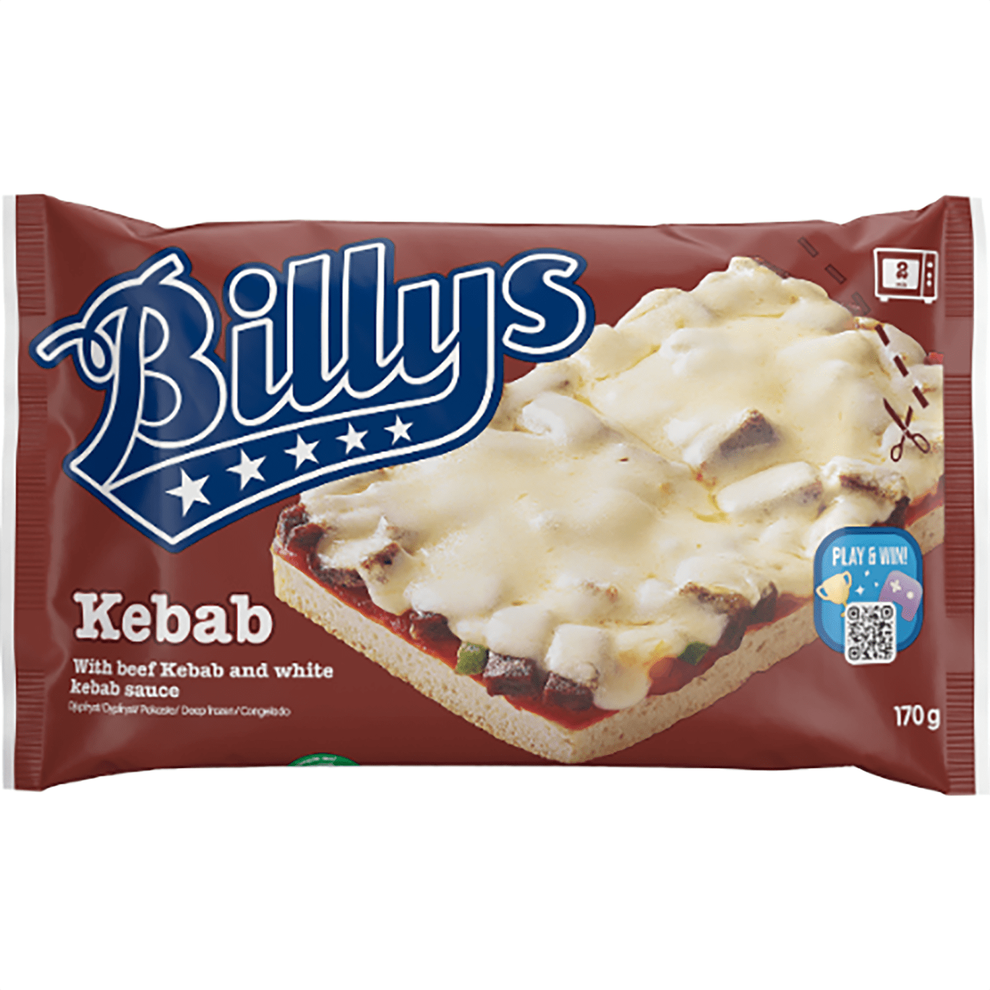 Panpizza Billys kebab 170g