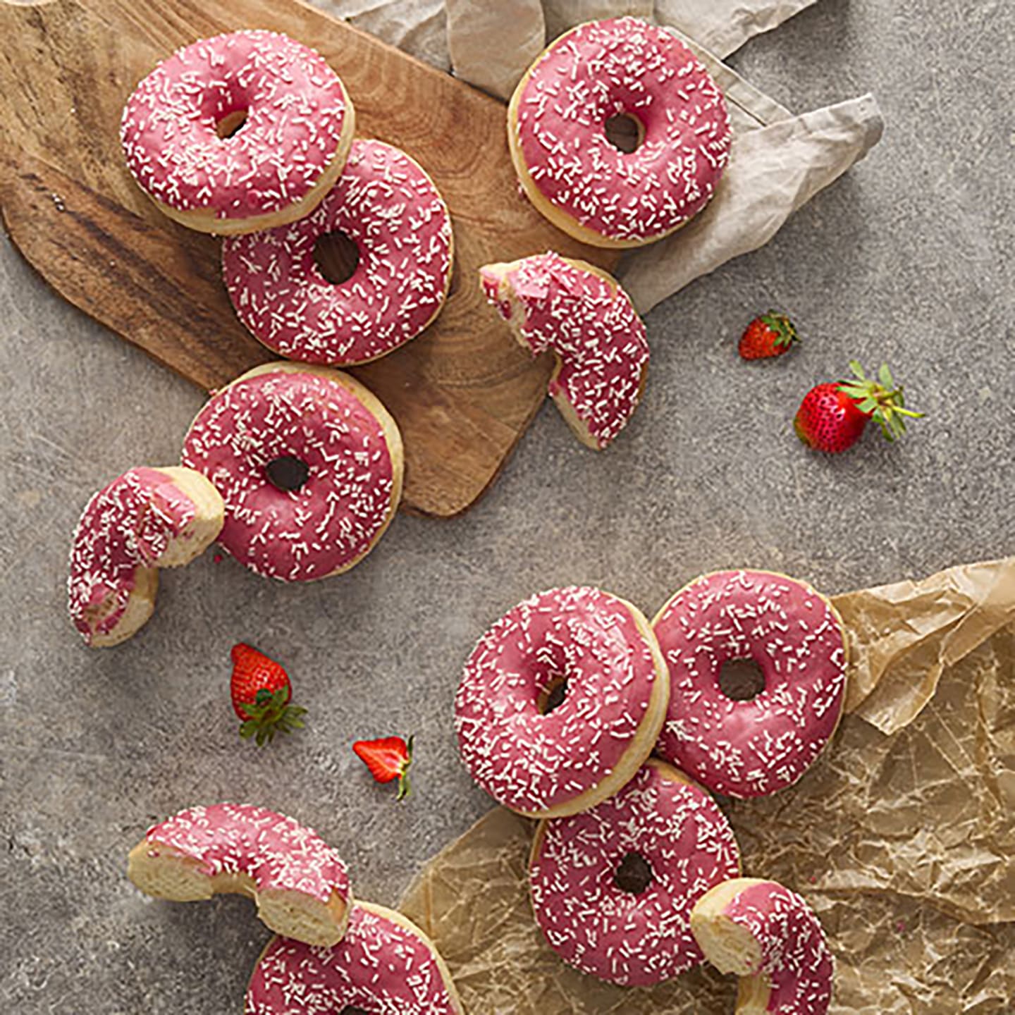 Donut Jordgubb 53g - Bild 1 av 2