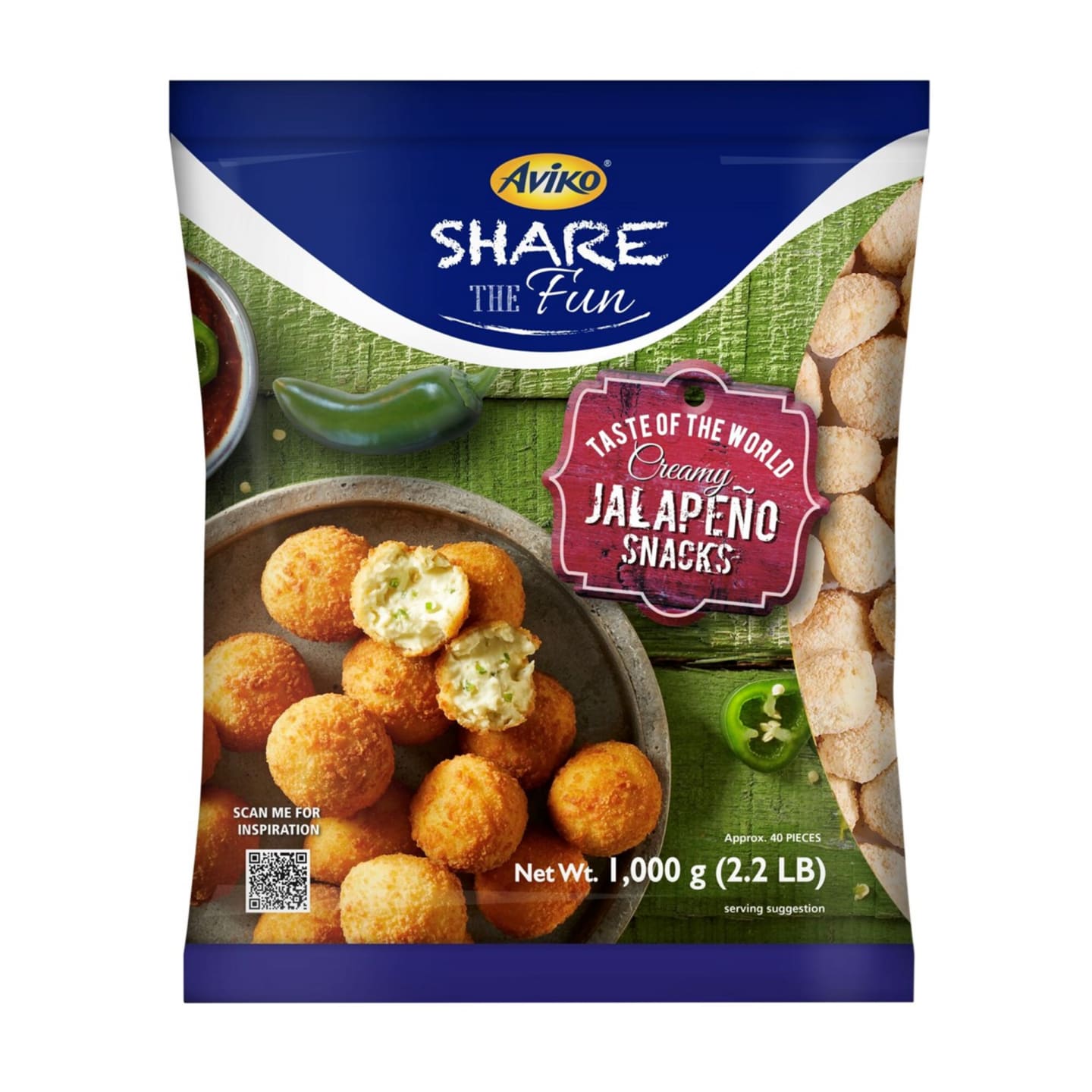Creamy Jalapeno Snacks 1kg