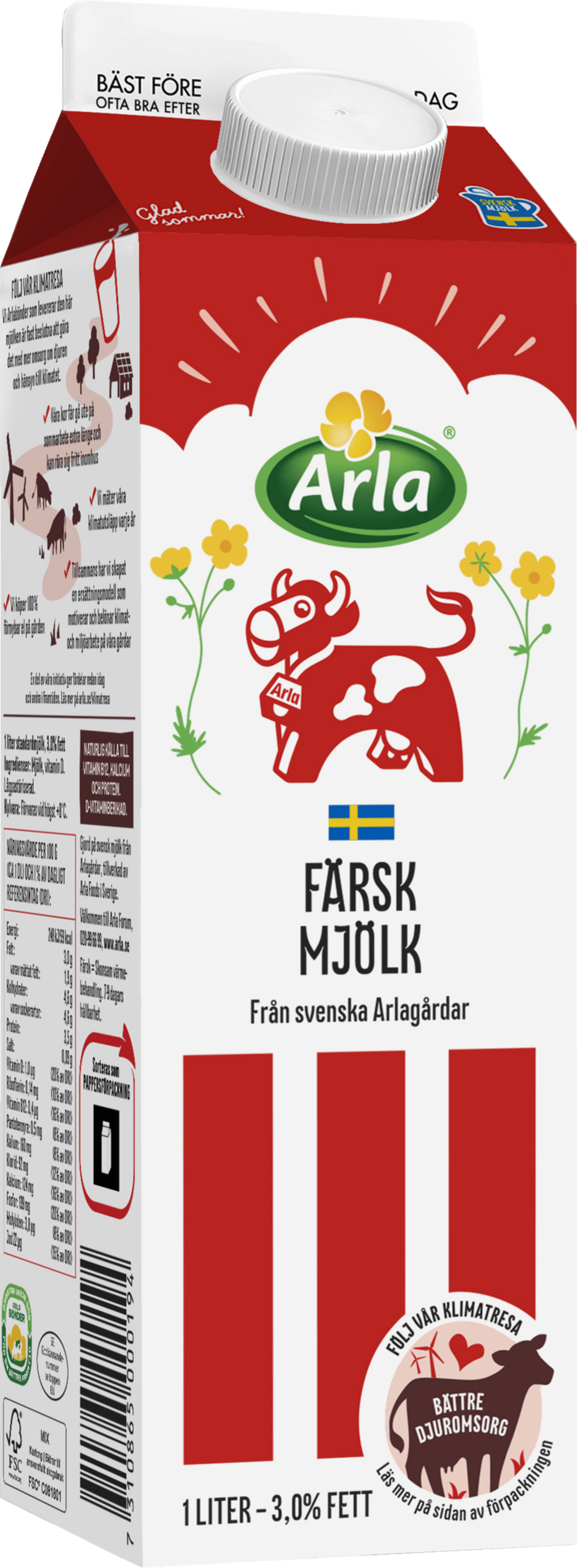 Standardmjölk 3% 1L