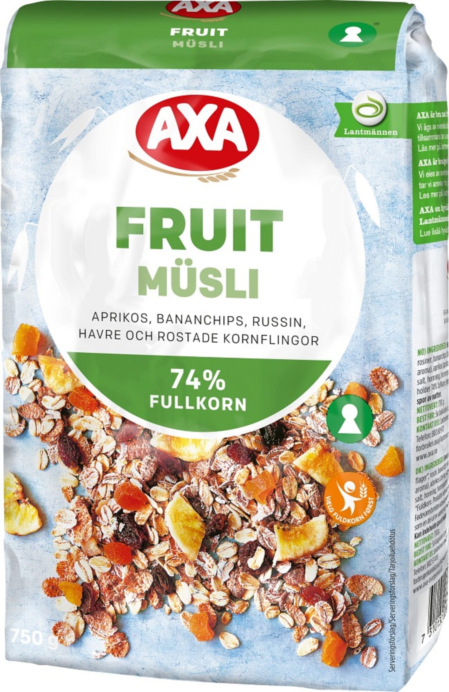 Fruktmüsli 750g