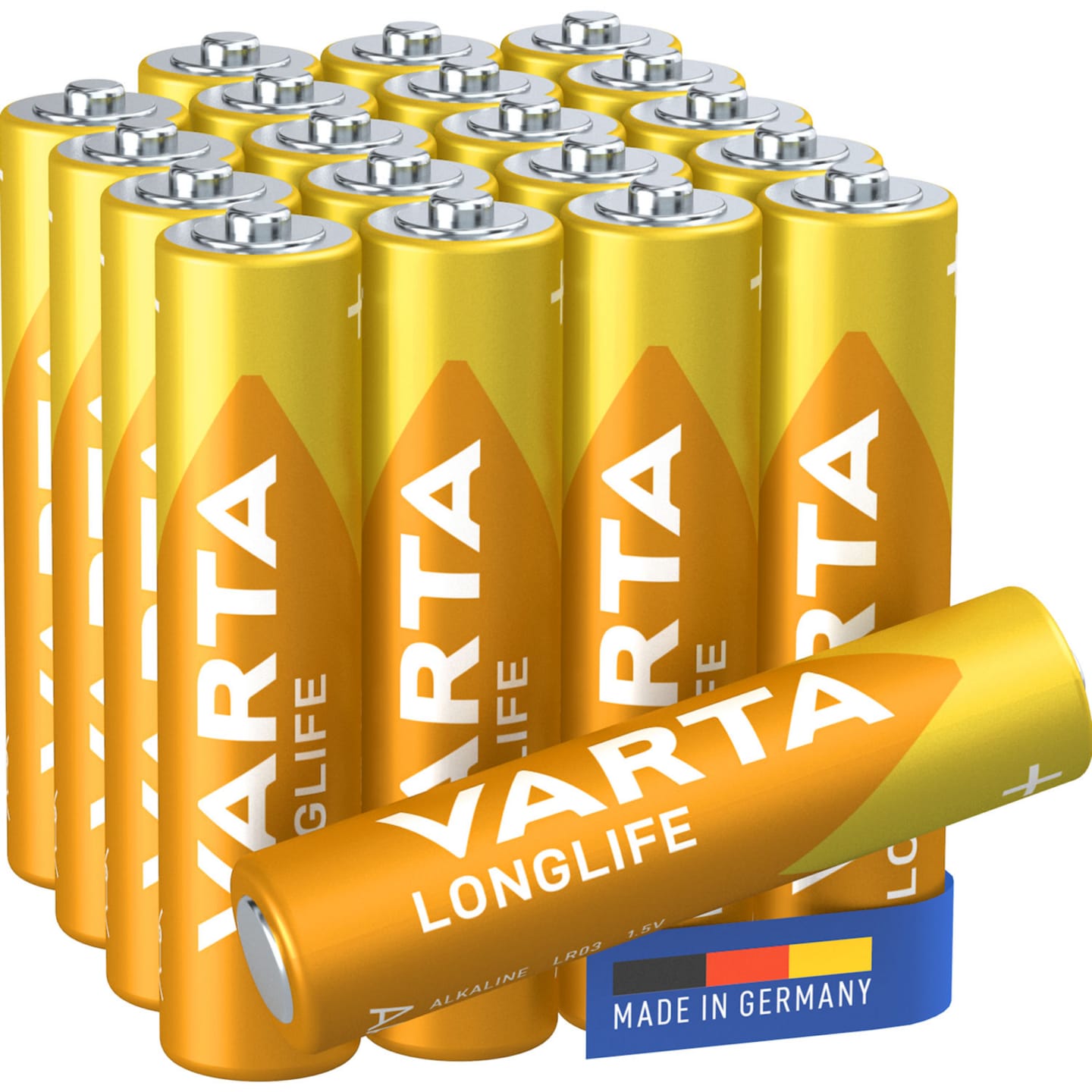 Batteri Longlife AAA/LR03 20-pack - Bild 1 av 3