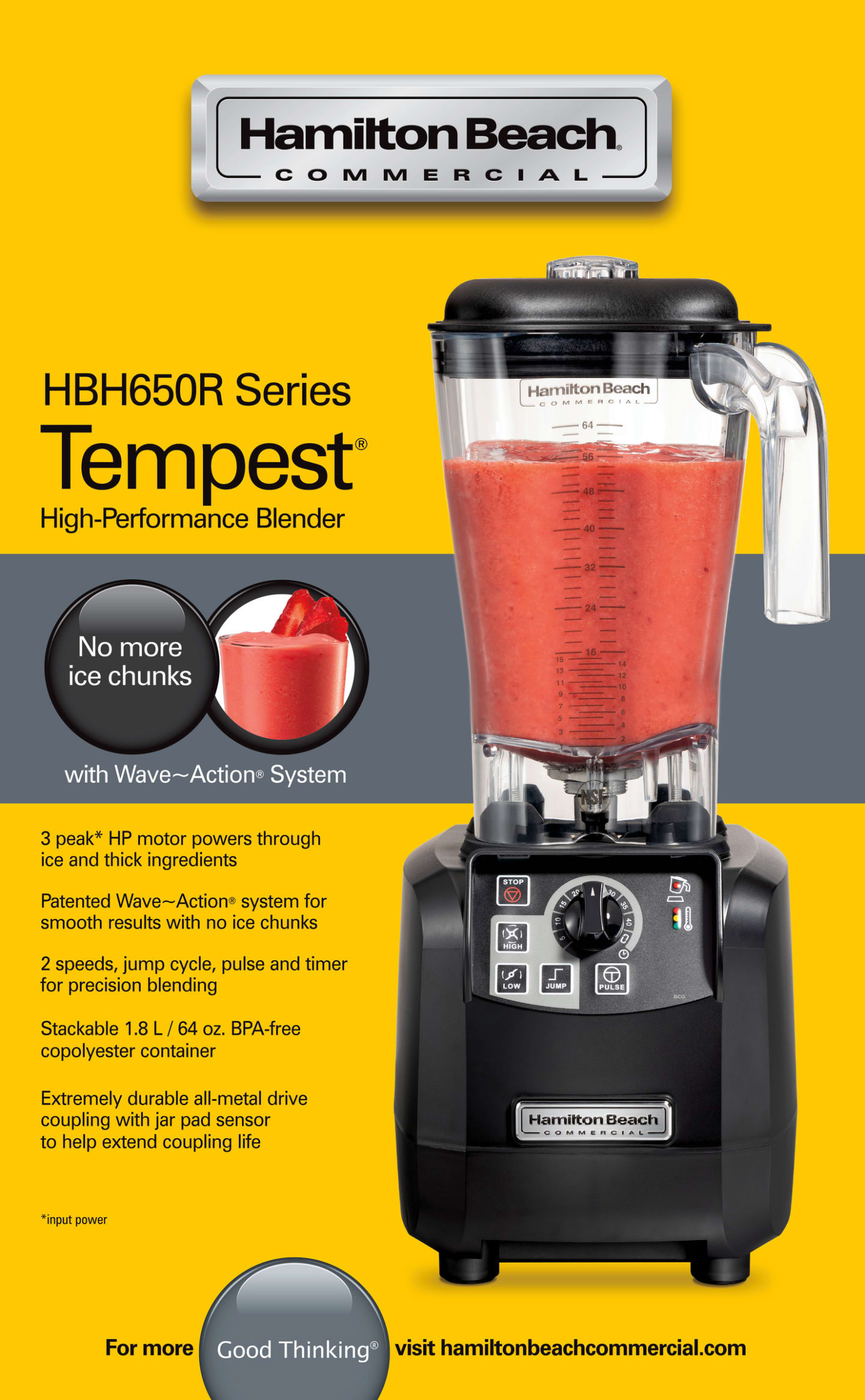 Blender bar Hamilton Beach TEMPEST - Bild 1 av 2