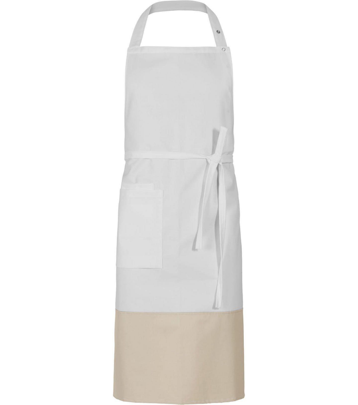 Bröstlappsförkläde Vit onesize 4069 - Bild 1 av 4