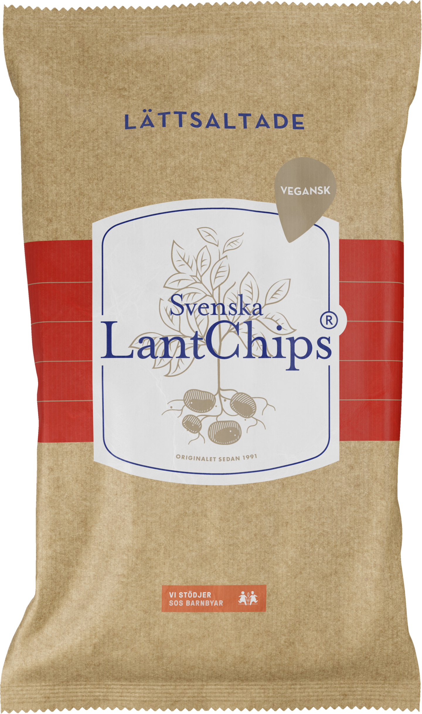 Lantchips Lättsaltade 200g