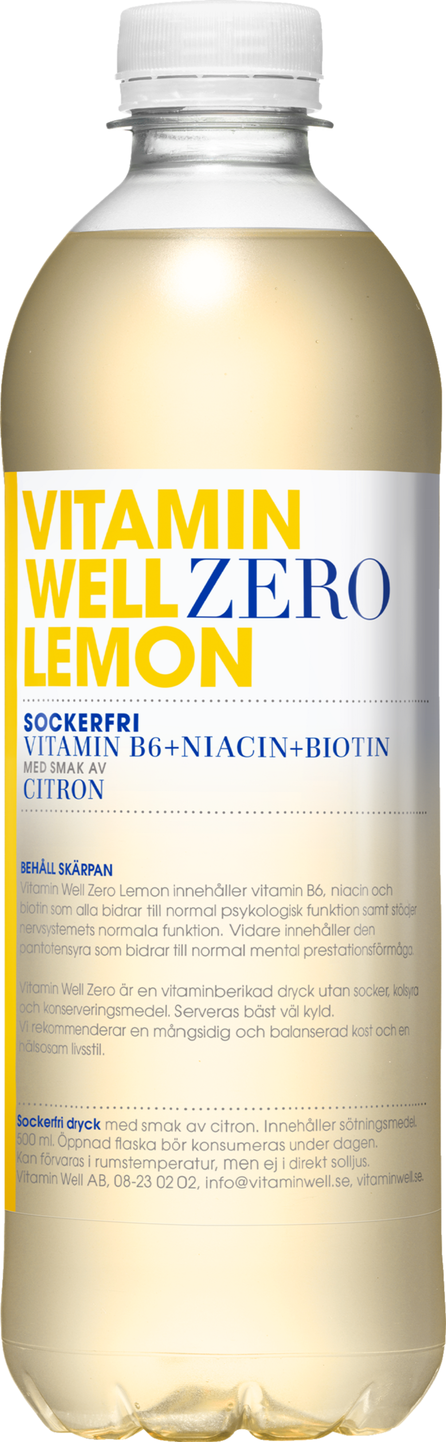 Vitamin Well Zero Lemon 50cl
