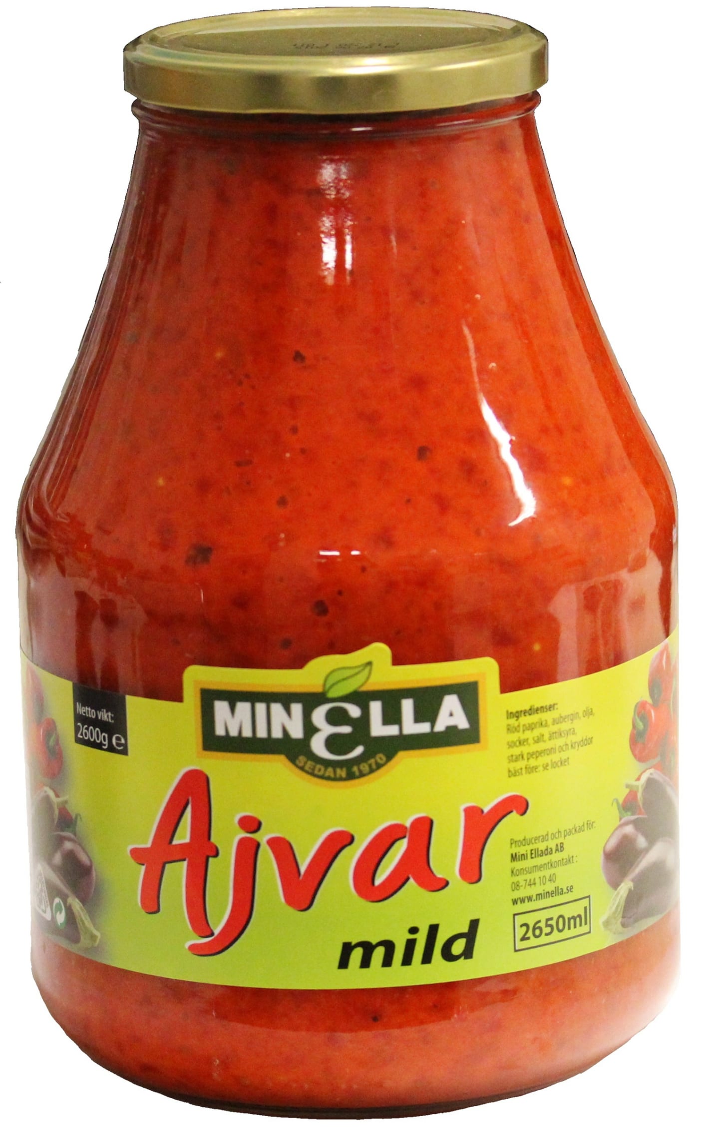 Ajvar Mild 2,65kg
