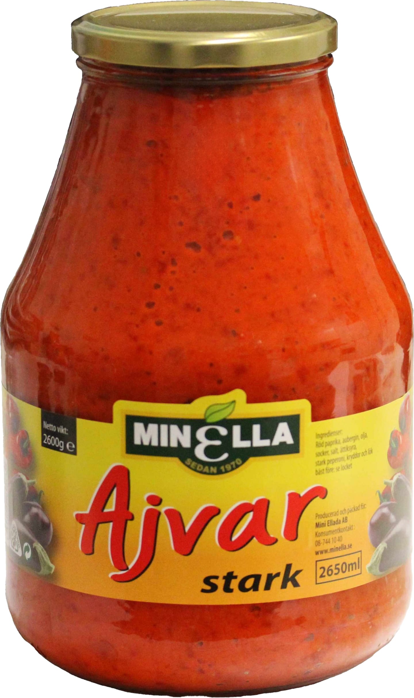 Ajvar Stark 2,65kg