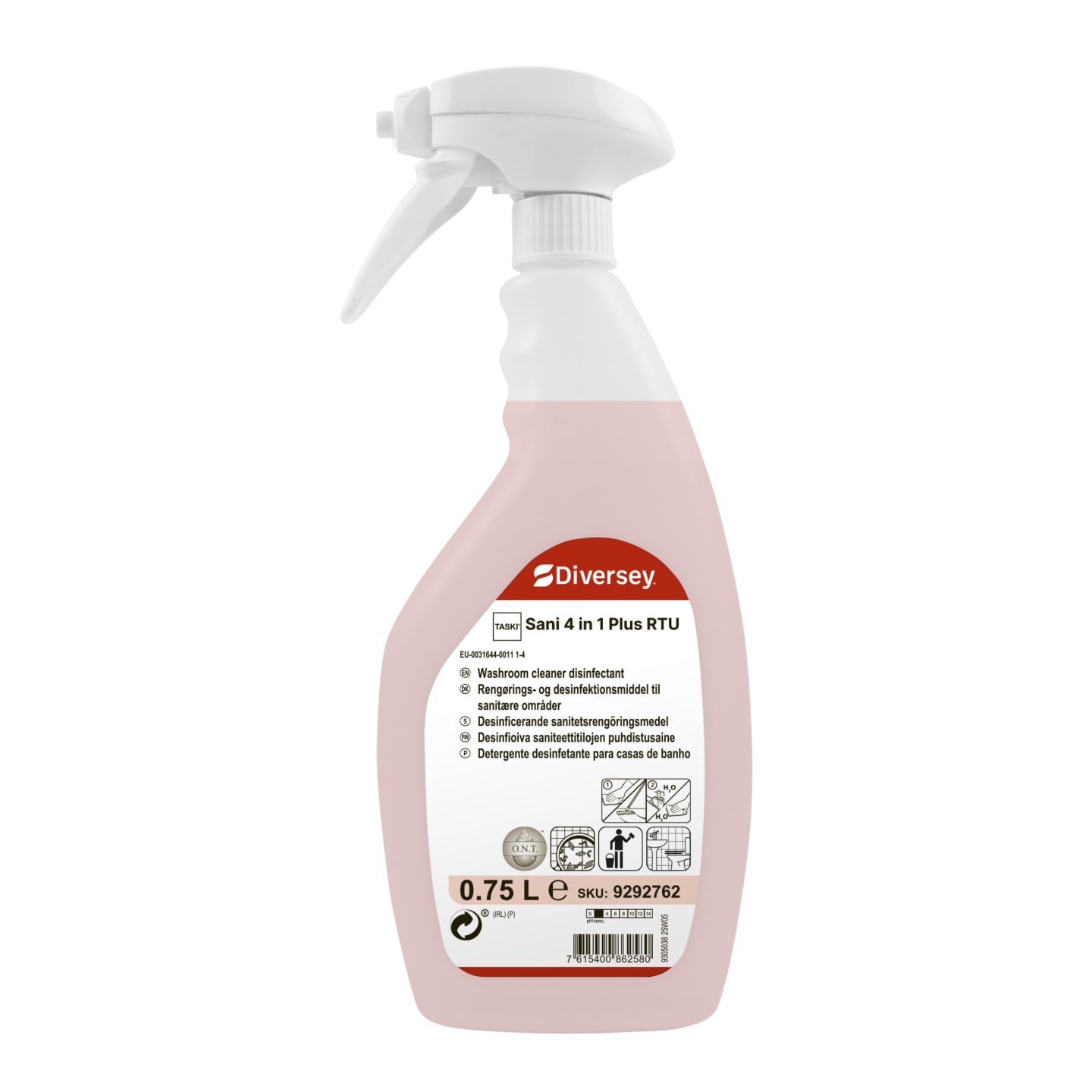 Rengöringsmedel Sani 4 in 1 plus 750ml