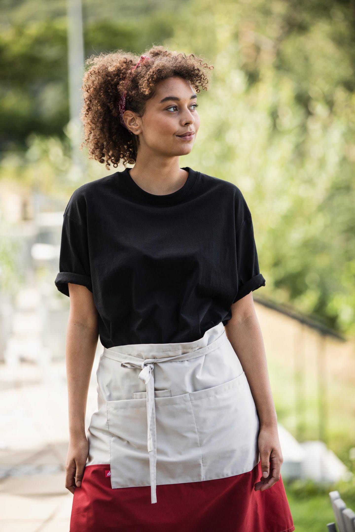 T-shirt unisex svart 6103 M - Bild 1 av 4