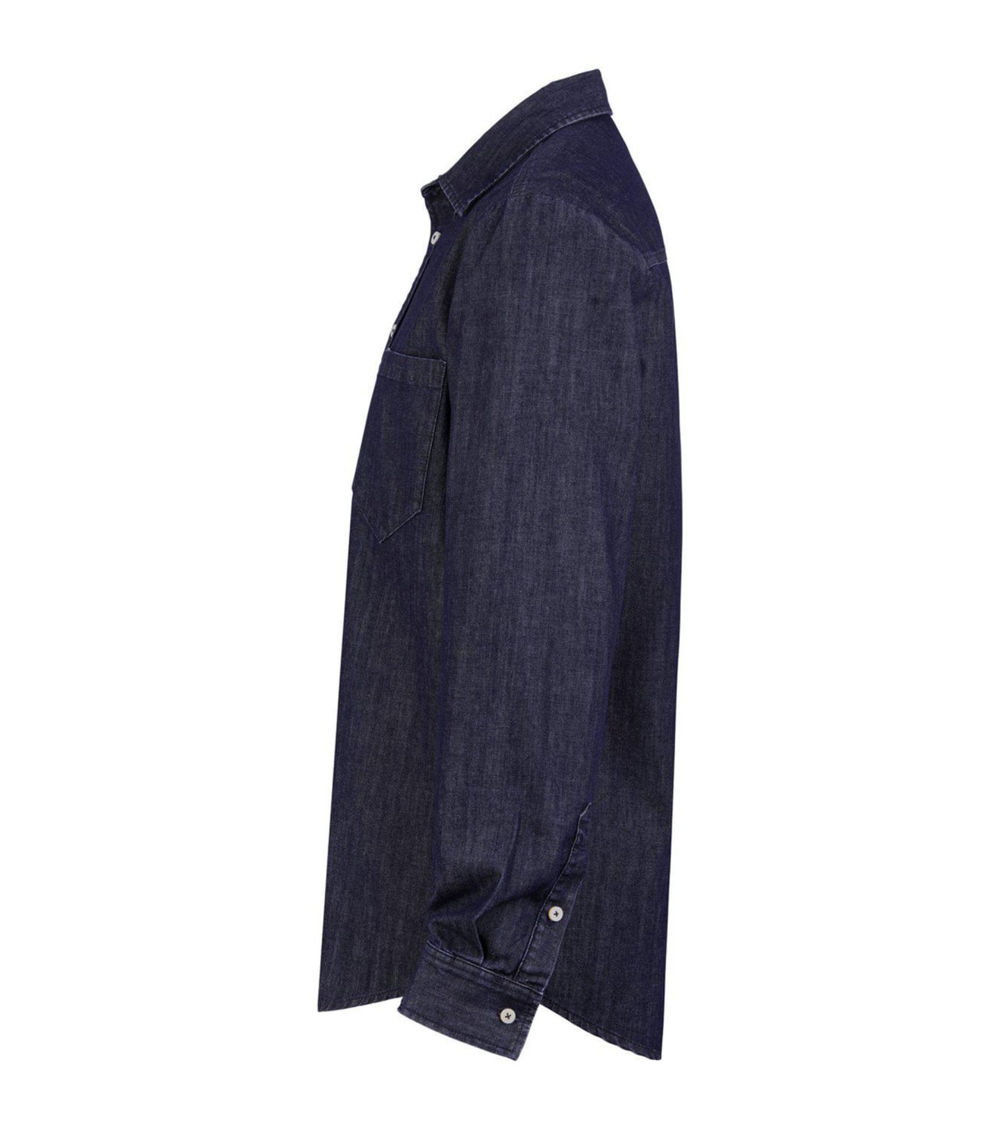 Denimskjorta herr 1229 Mörkblå denim M - Bild 1 av 4