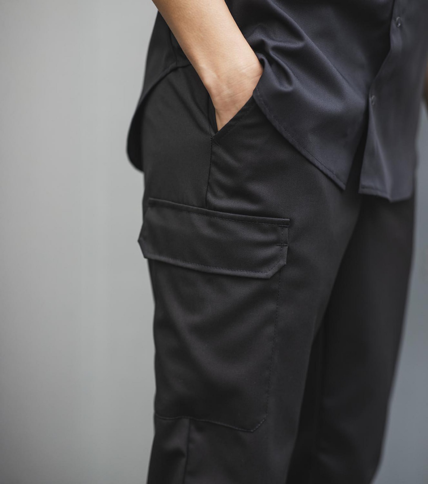 Chinos stretch benficka uni 8307 Svart M - Bild 1 av 4