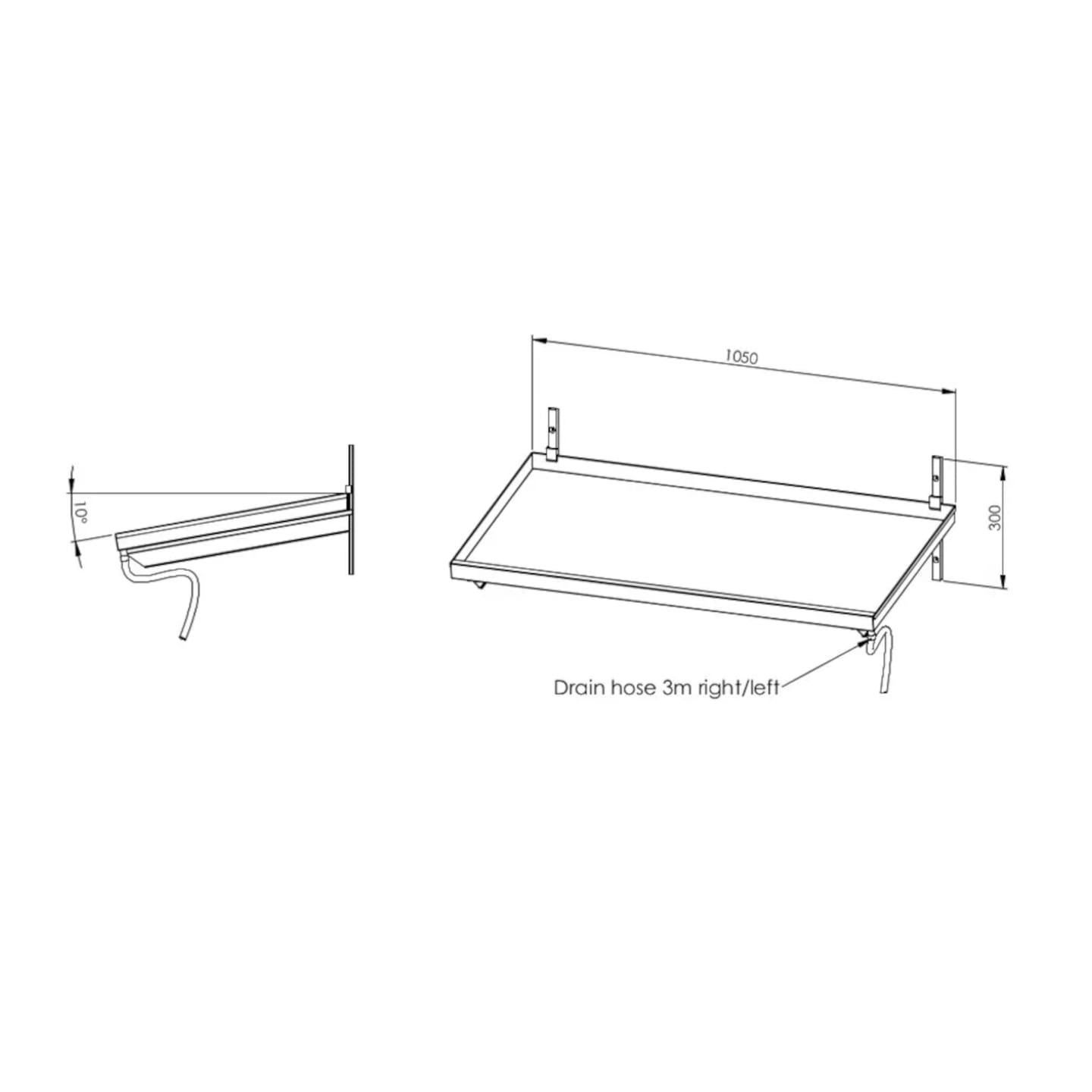 Coolpart Diskkorgshylla 1050 - Bild 1 av 2