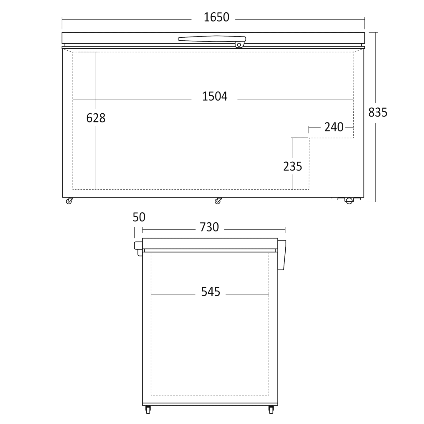Frysbox Kisel CF 500 WE - Bild 1 av 2