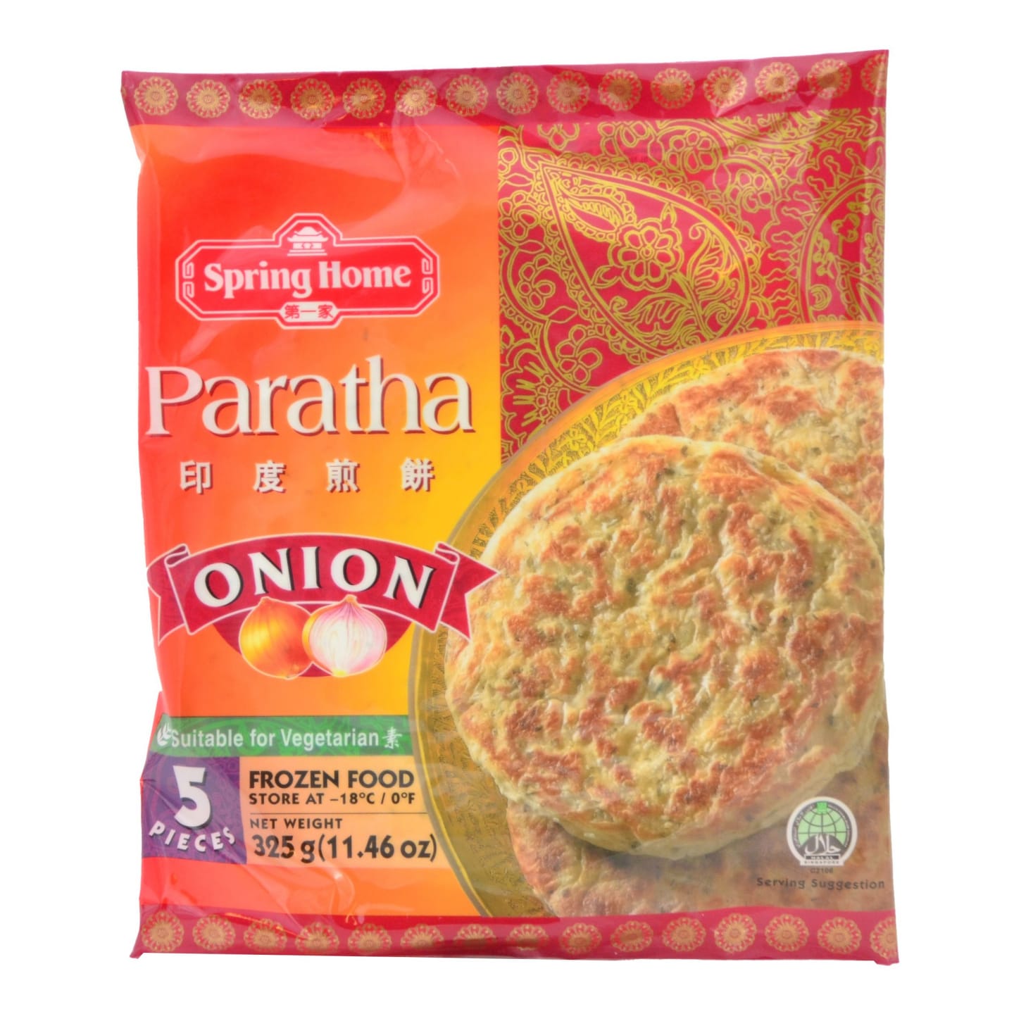 Roti Paratha Lök 325g