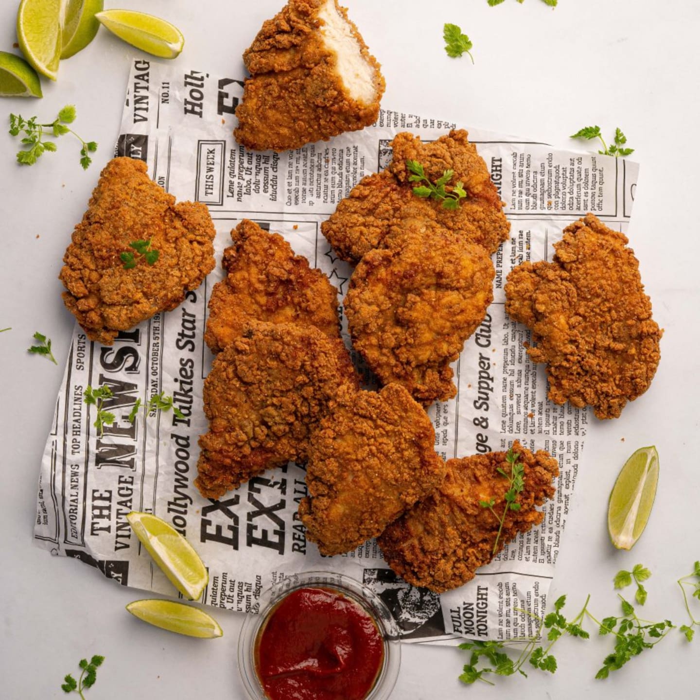 Panerad kycklingfilé southern fried 2kg - Bild 1 av 2