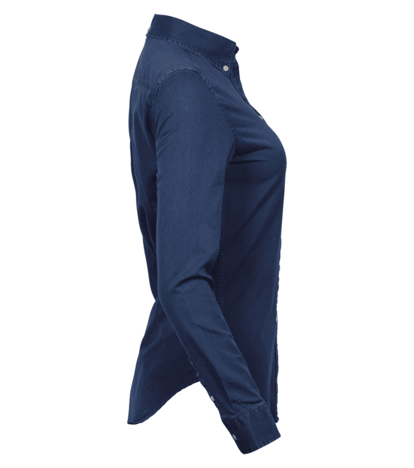 Damskjorta lång ärm denim 1096 M - Bild 1 av 4