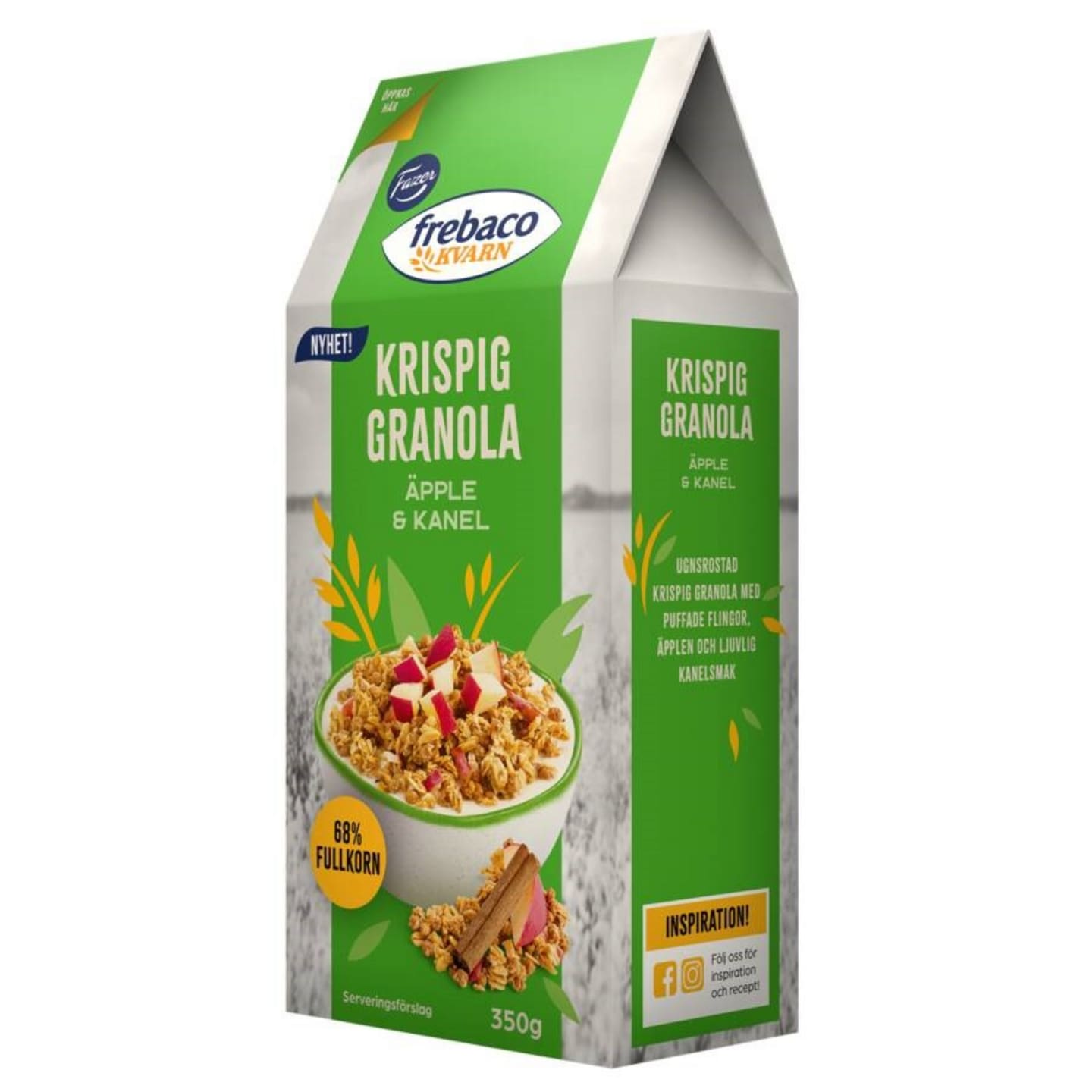 Krispig Granola Äpple & Kanel 350g