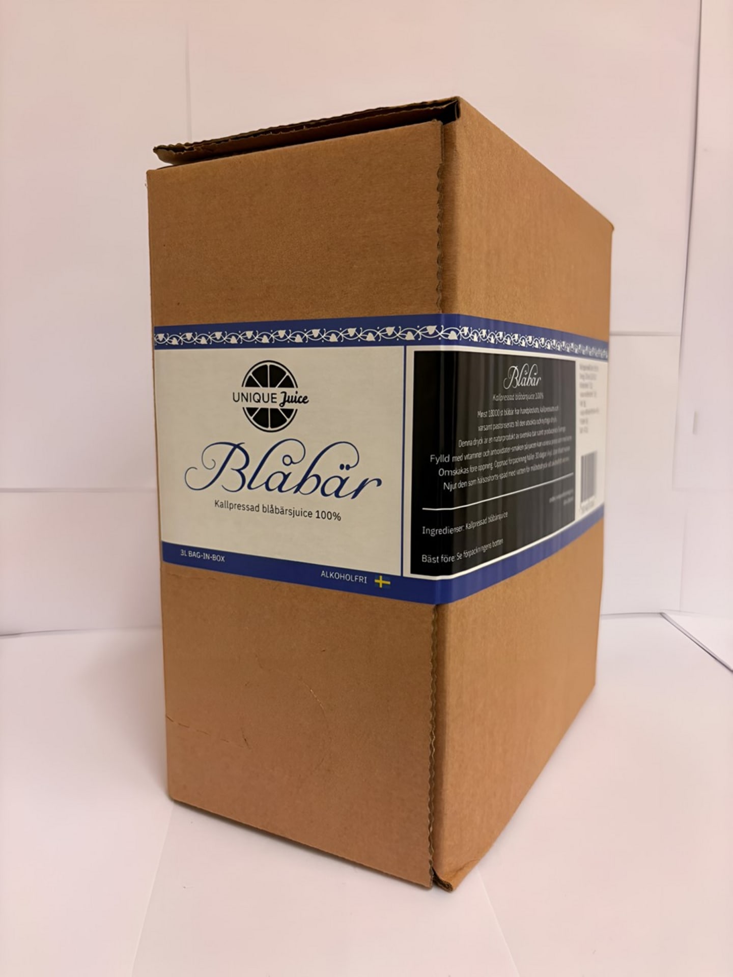 Blåbärs juice BIB 3L