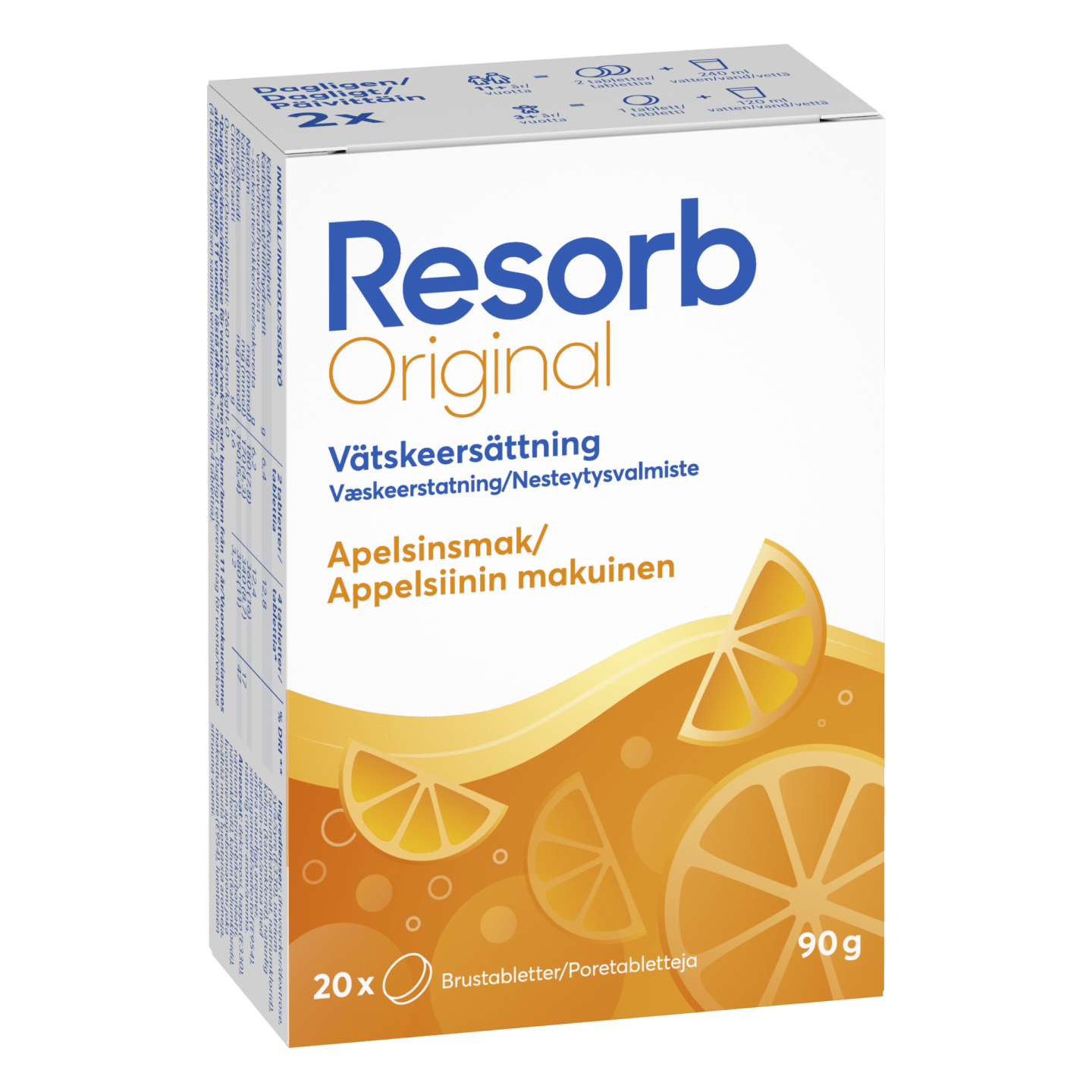 Resorb apelsin vätskeersättning 90g