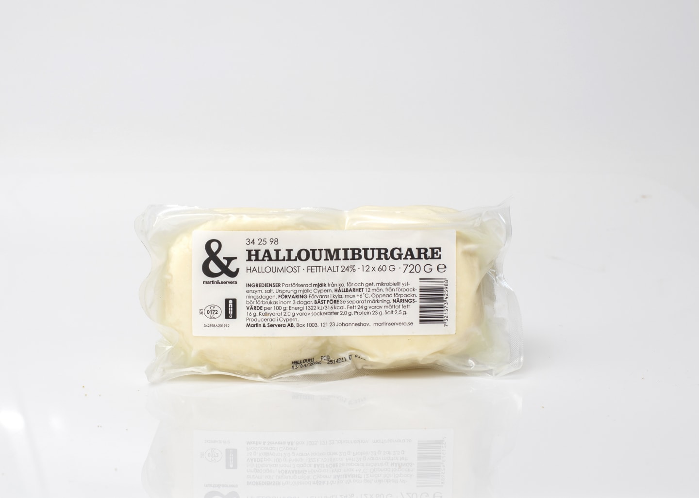 Halloumiburgare 12x60g