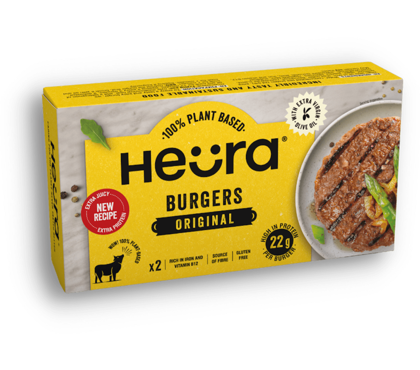 Heura Burger original 25x100g/2,5kg - Bild 1 av 3