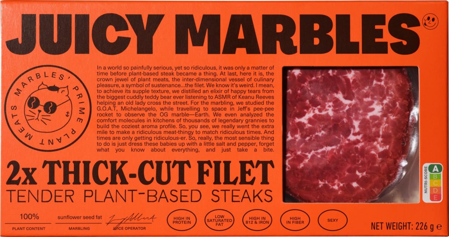 Juicy Marbles vegan filé 2x113g - Bild 1 av 4