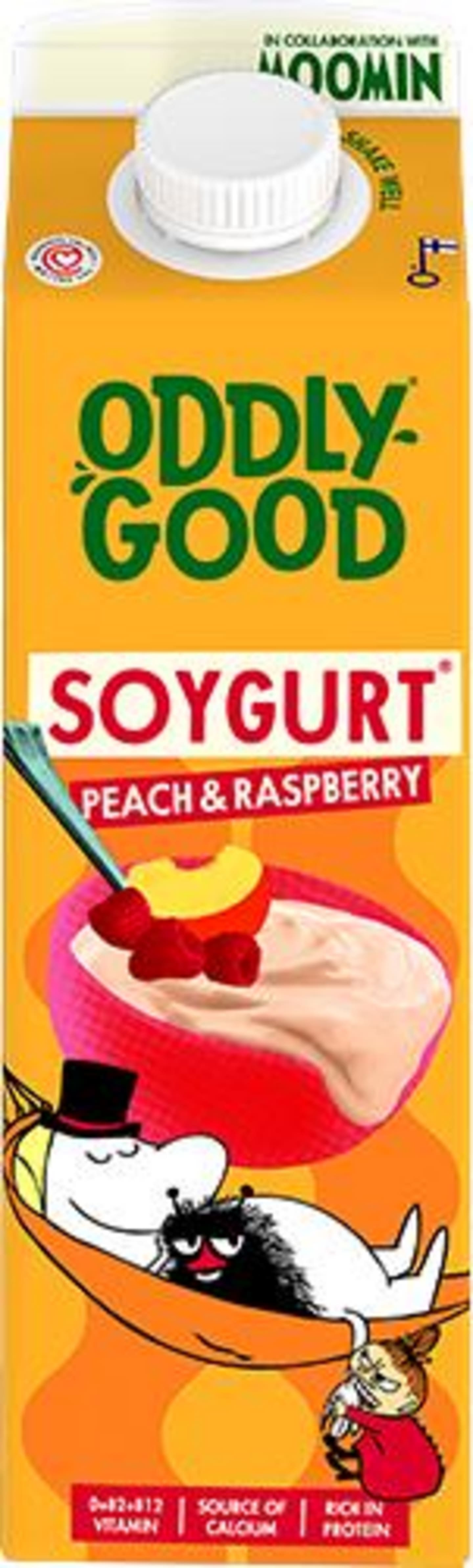 Oddlygood Soygurt Persika Hallon 1kg