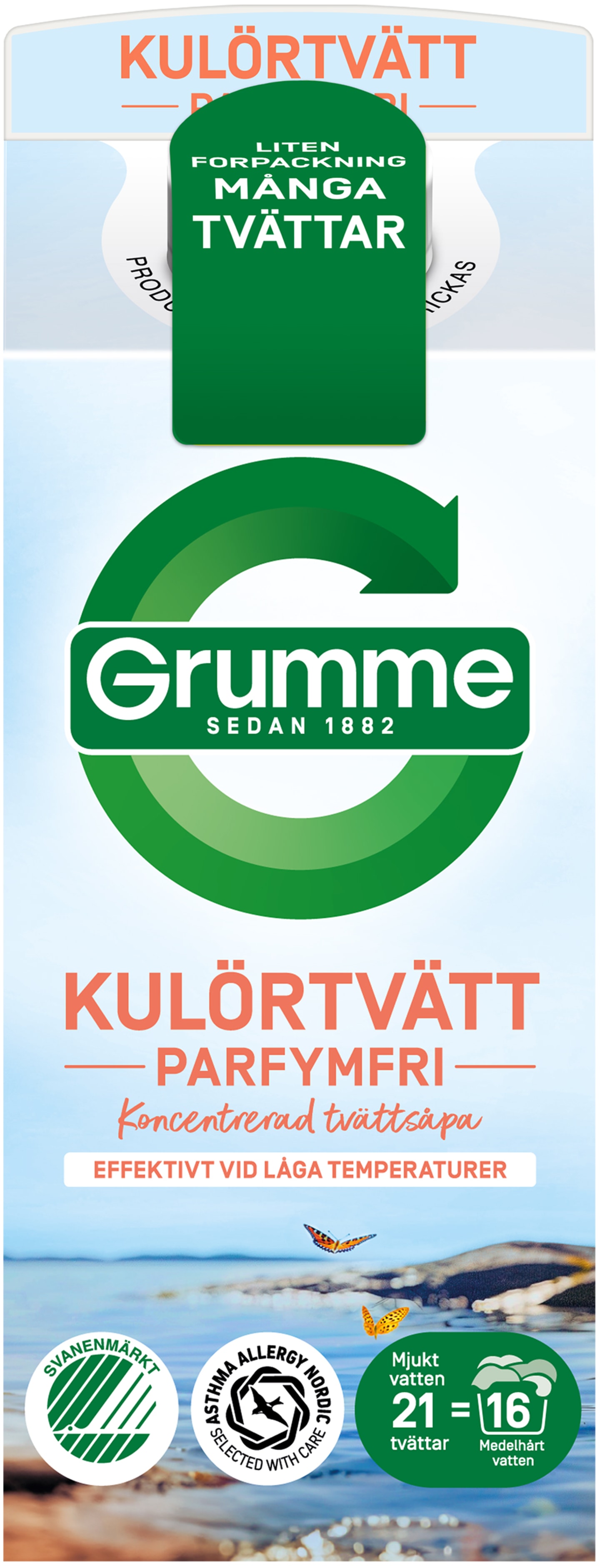 Grumme Flytande Tvätt Sensitive Oparf
