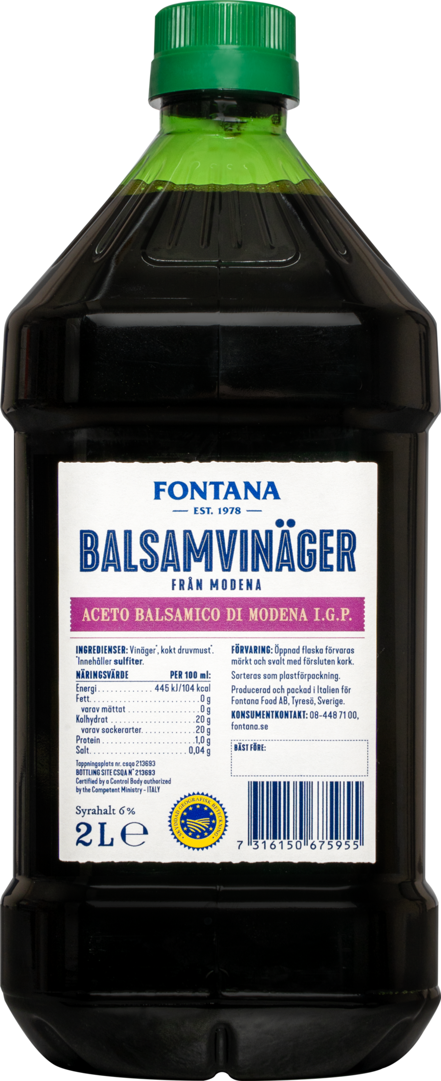 Balsamvinäger IGP 2L