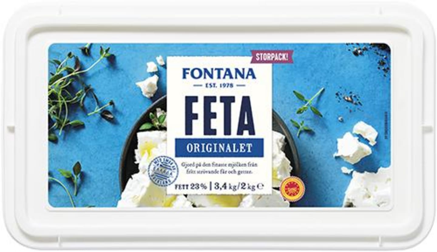 Fetaost hel 2kg