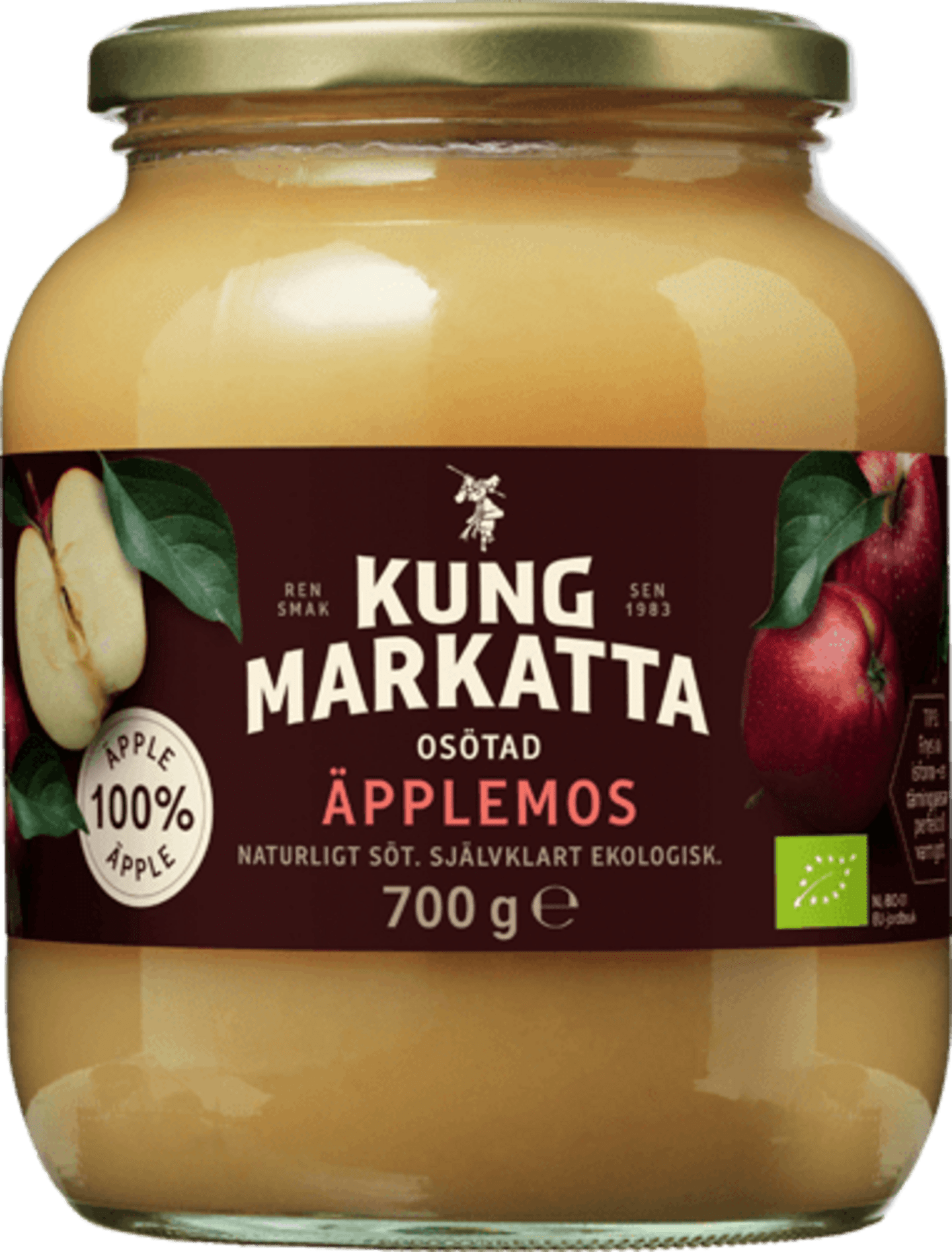 Äppelmos Eko Osötad 700g