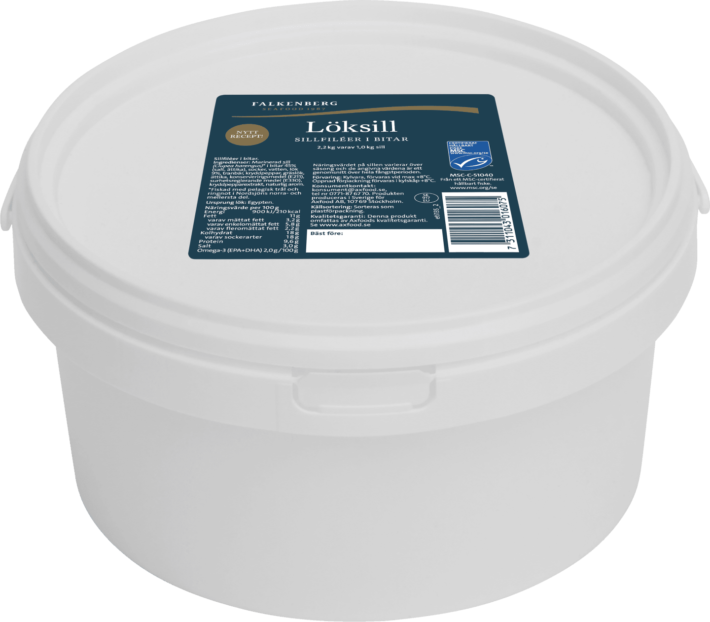 Löksill bit klar MSC 2,2kg