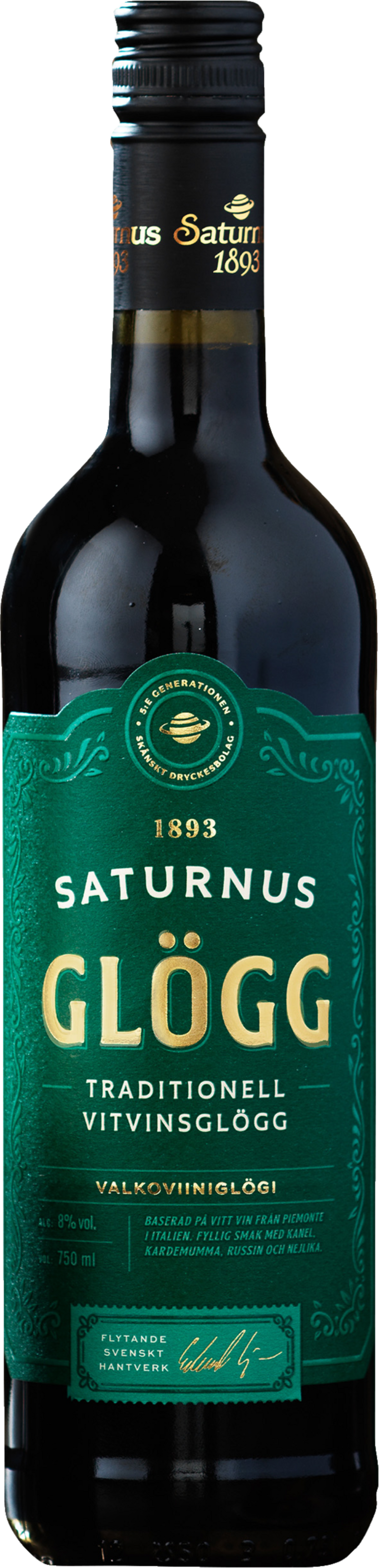 Saturnus Vitvinsglögg 8% 75cl